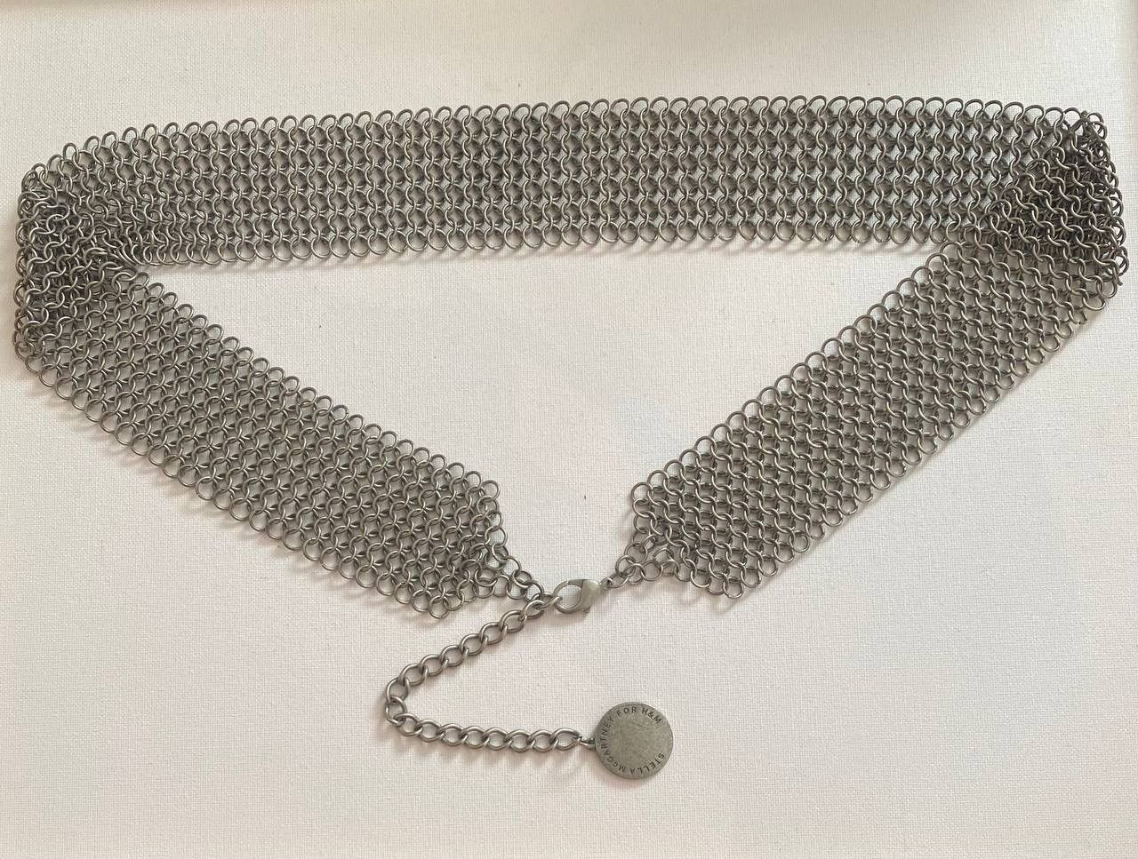 Stella McCartney Stella McCartney H&M 2005 Tarnished Silver Metal Chain Mail Size ONE SIZE - 1 Thumbnail