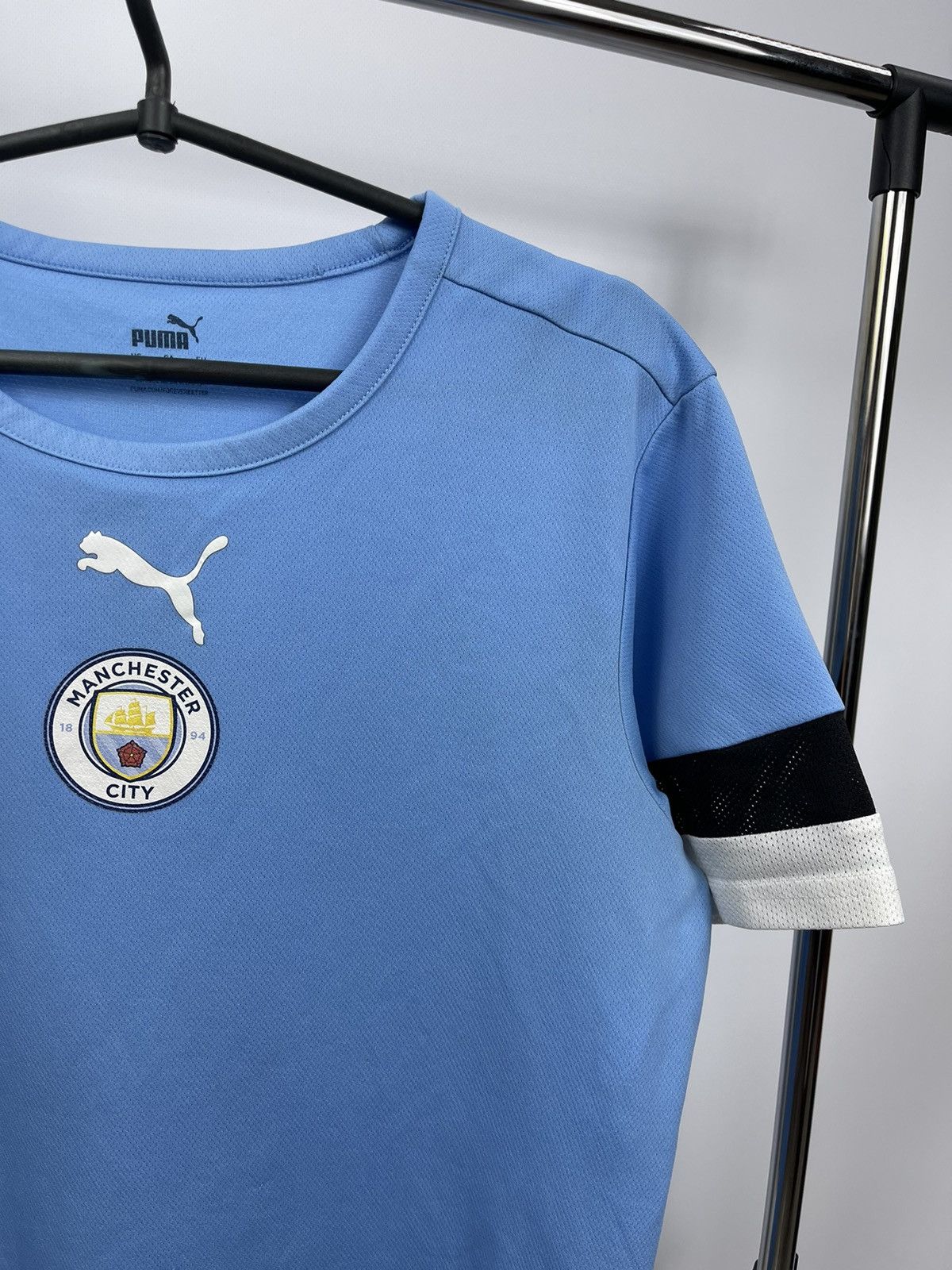 Puma Puma Manchester City T-Shirt Size M Football Shirt Blue Size US M / EU 48-50 / 2 - 2 Thumbnail