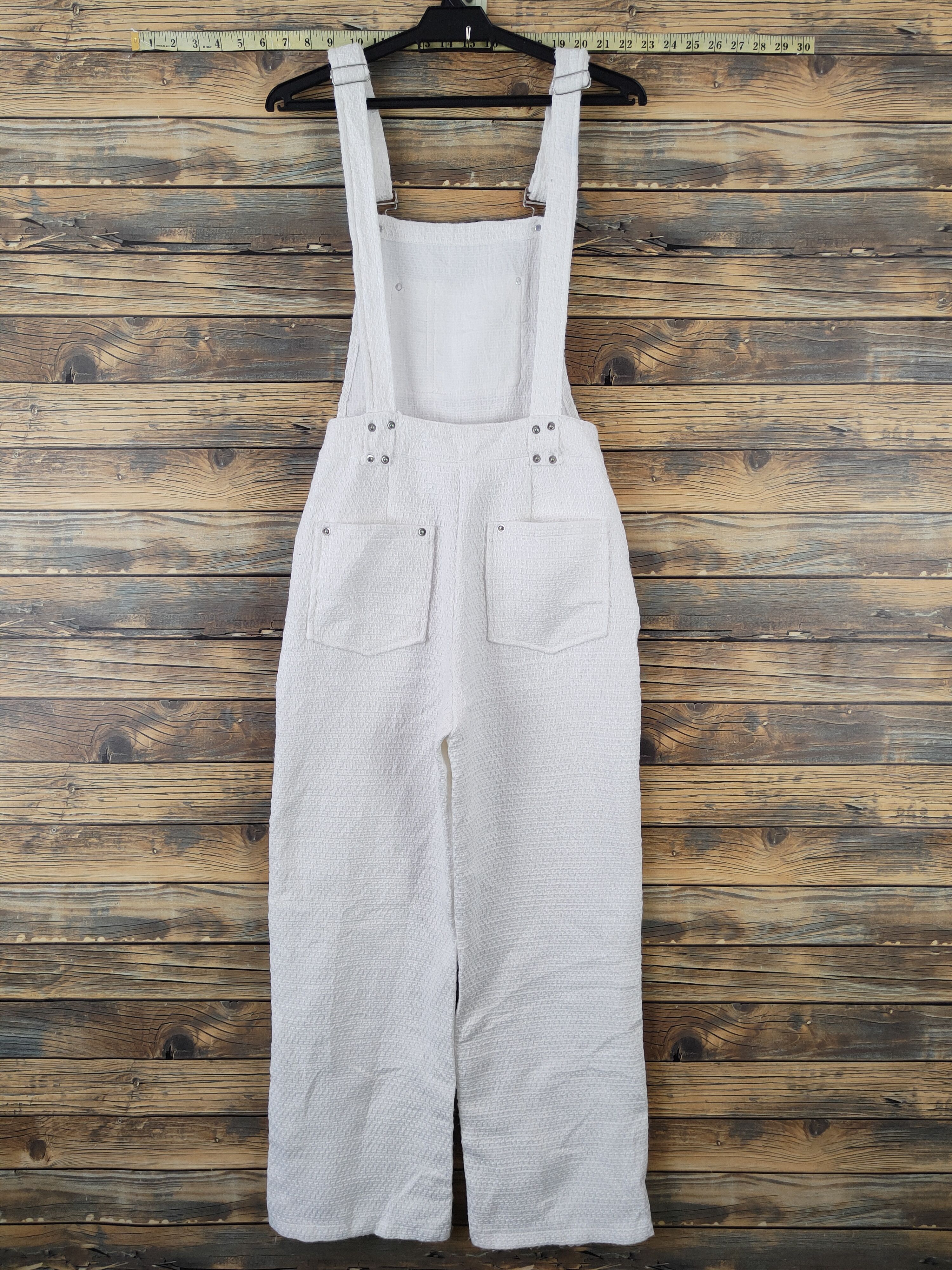 Japanese Brand × Vintage Very Rare DFYS White Adjustable Strap Jumpsuits Size 26" / US 2 / IT 38 - 10 Thumbnail
