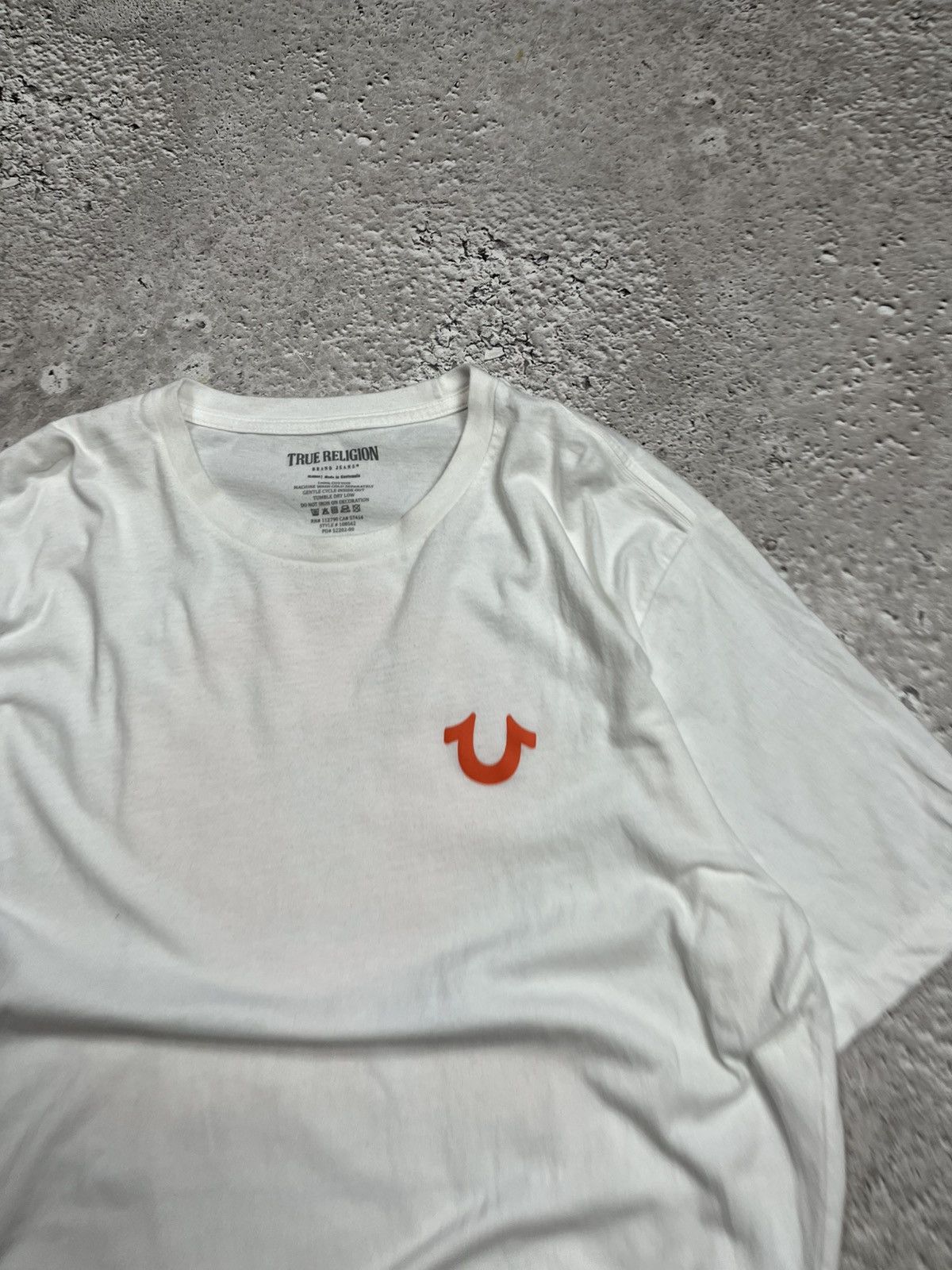 True Religion True Religion White T Shirt Big Buddha Graphic Logo XL Size US XL / EU 56 / 4 - 8 Thumbnail