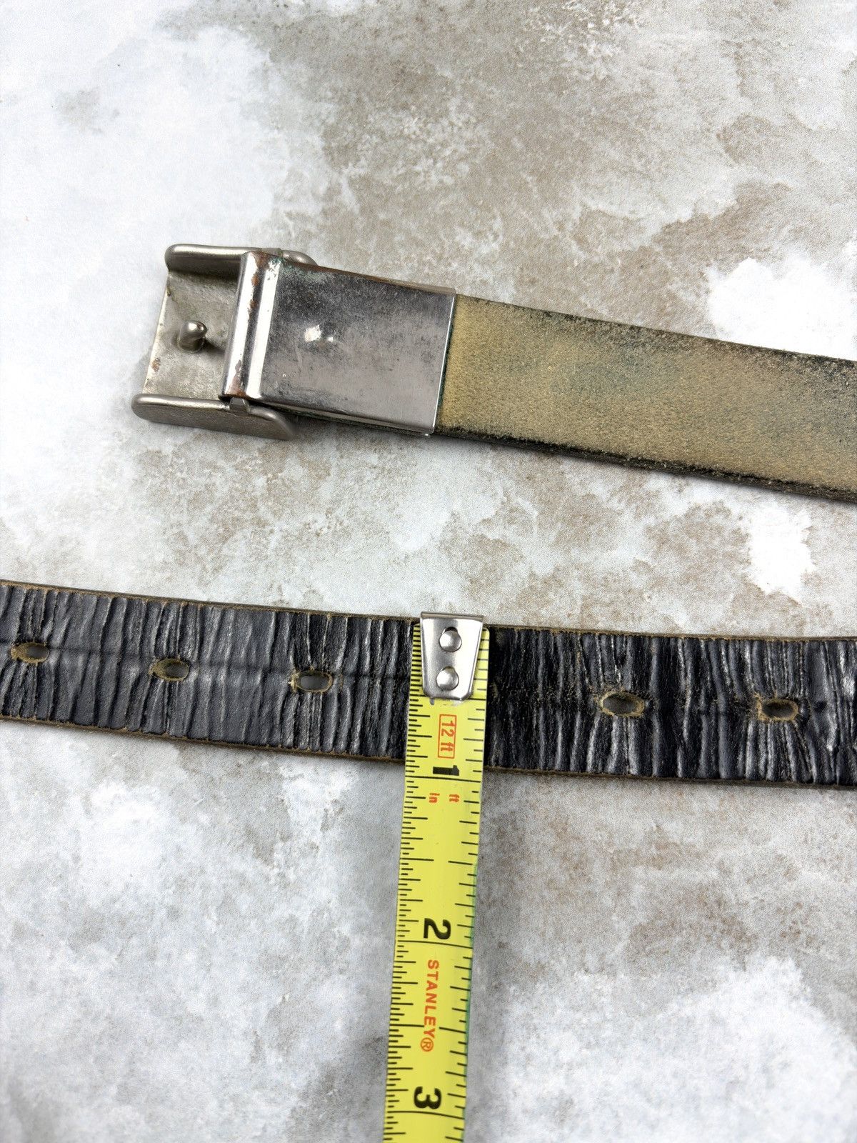Undercover Undercover Vintage Tag Logo Silver Buckle Leather Belt Size ONE SIZE - 4 Thumbnail