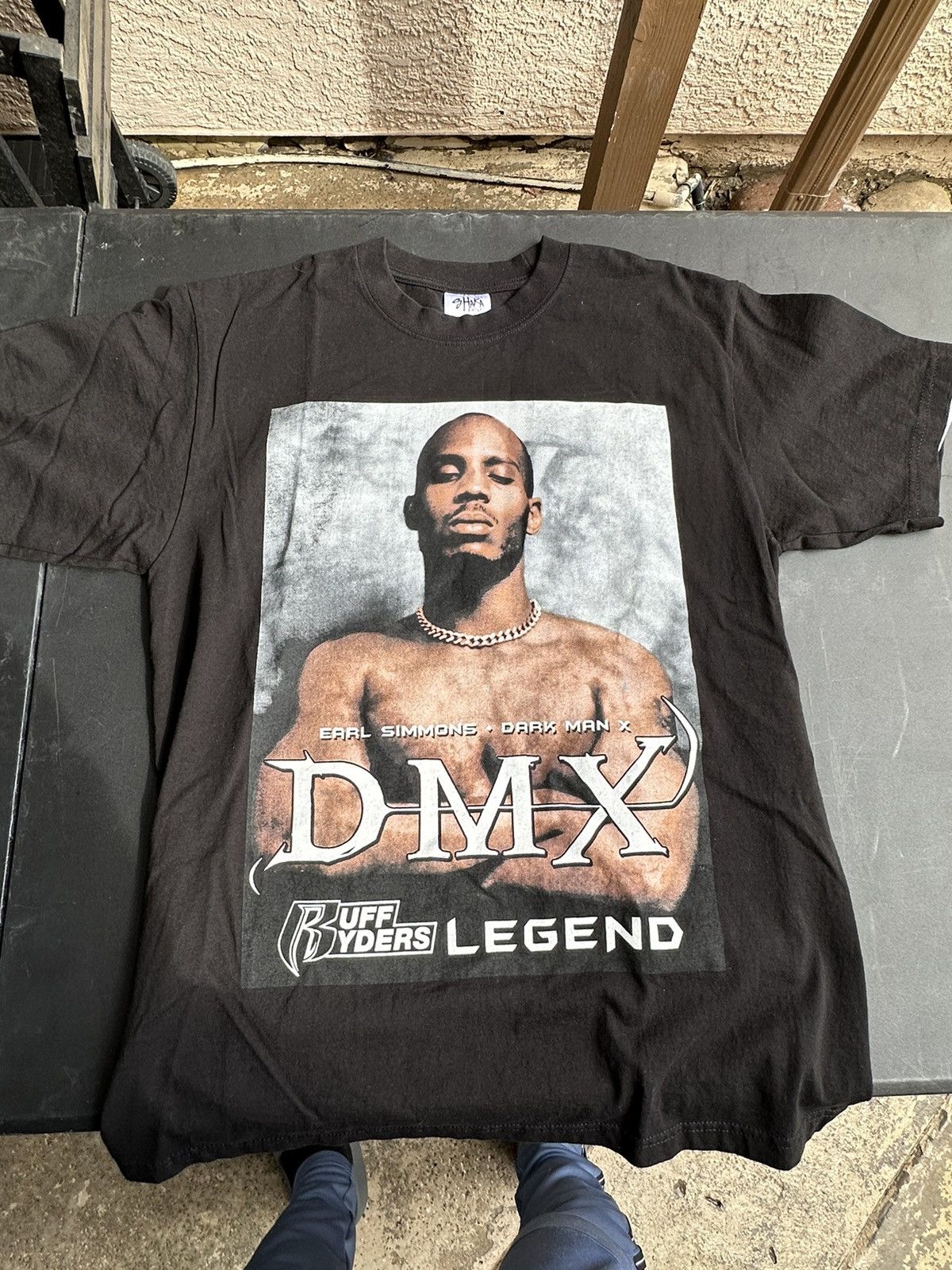 image of Dmx Ruff Ryders Vintage Tee in Black, Men's (Size XL)