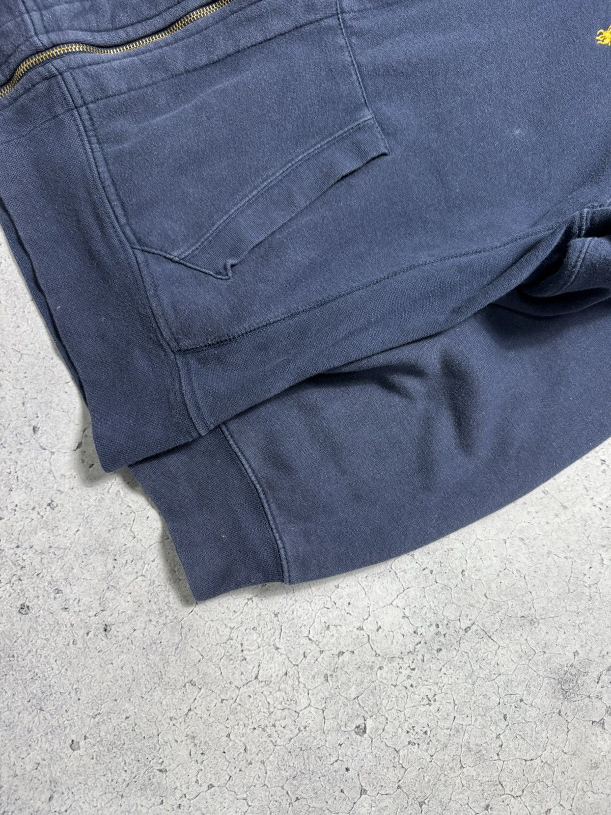Polo Ralph Lauren × Ralph Lauren × Vintage Vintage Full Zip Hoodie Polo Ralph Lauren Hype PRL Y2K Navy Size US L / EU 52-54 / 3 - 4 Thumbnail