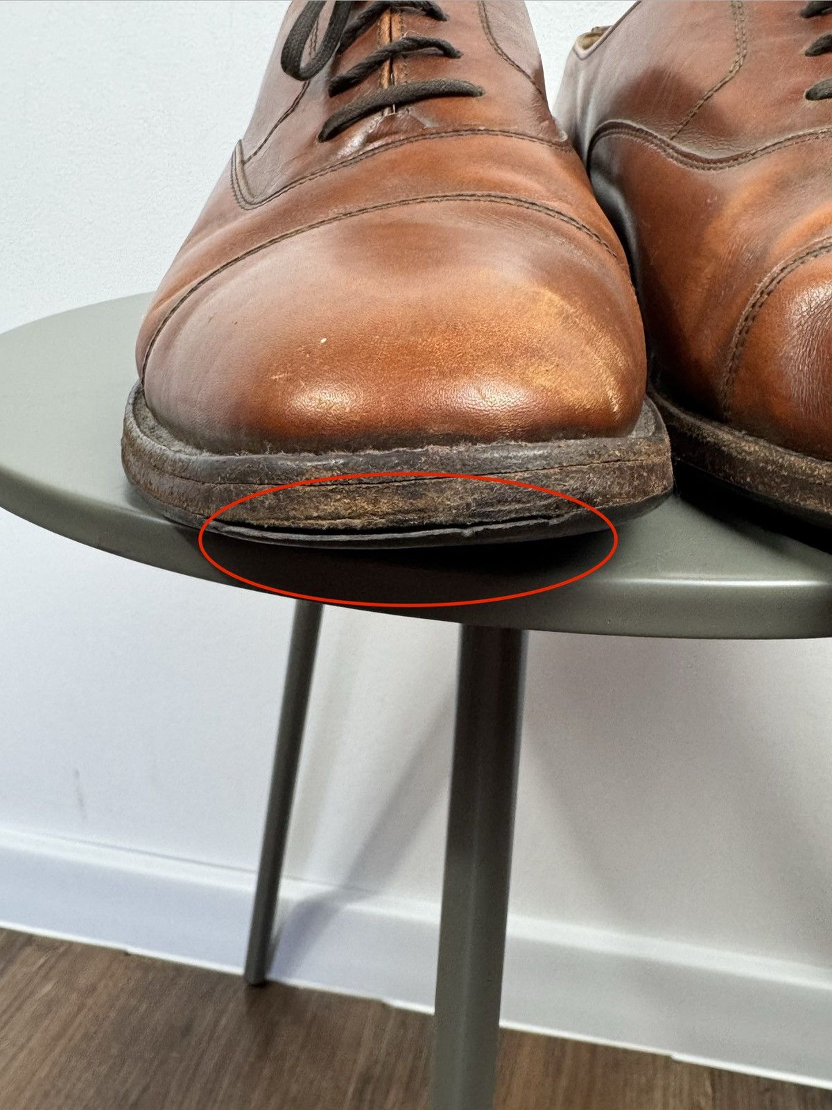 Loake Vintage Loake Brown Leather Oxford Shoes UK Cap Toe US 12 Size US 12 / EU 45 - 14 Thumbnail