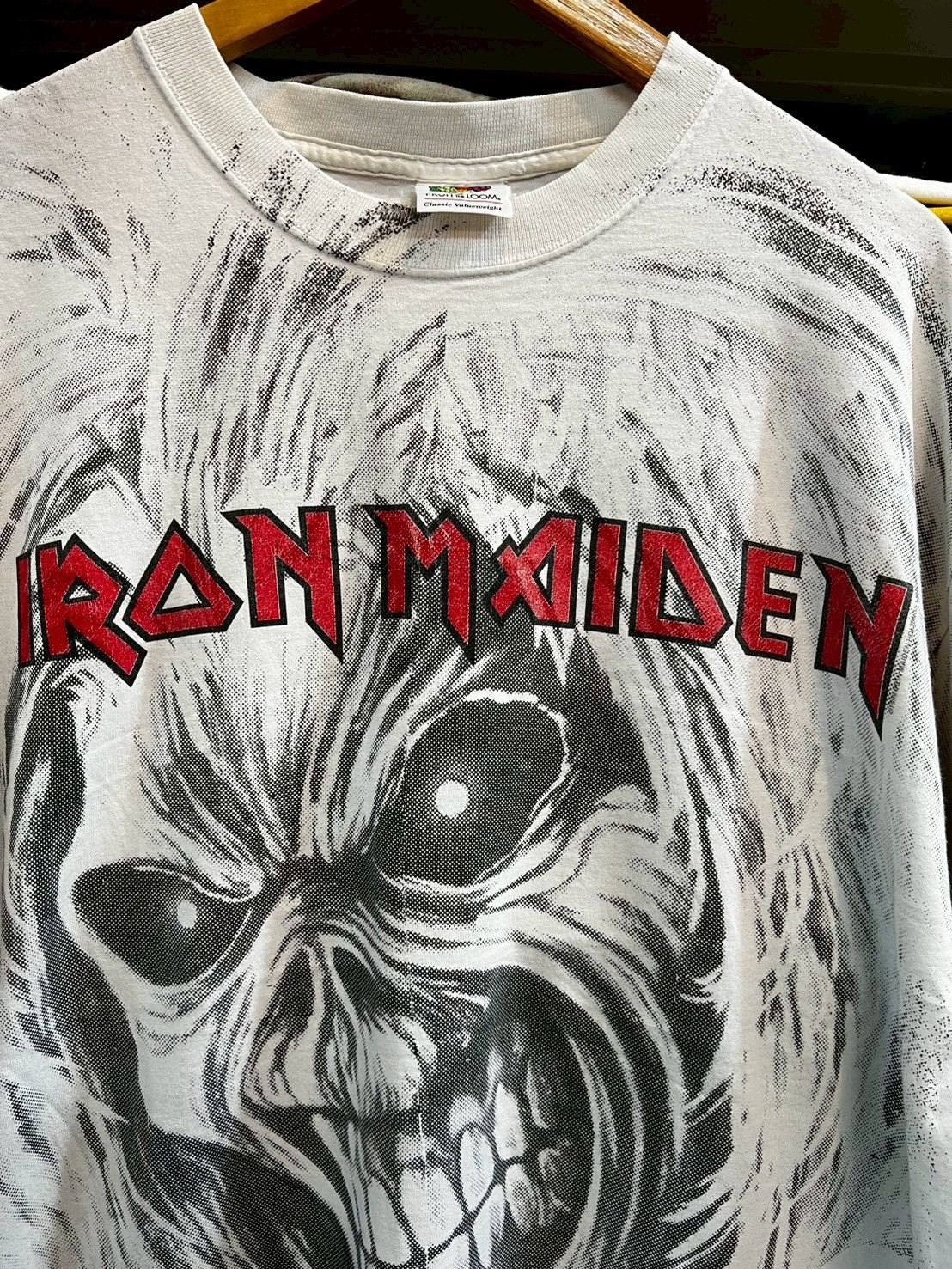 Band Tees Iron maiden 90’s Size US XL / EU 56 / 4 - 2 Thumbnail