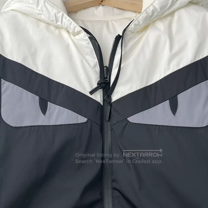 Fendi Fendi Monstrous Little Eyes Two-way Hooded Jacket Coat, Bl Size US S / EU 44-46 / 1 - 5 Thumbnail