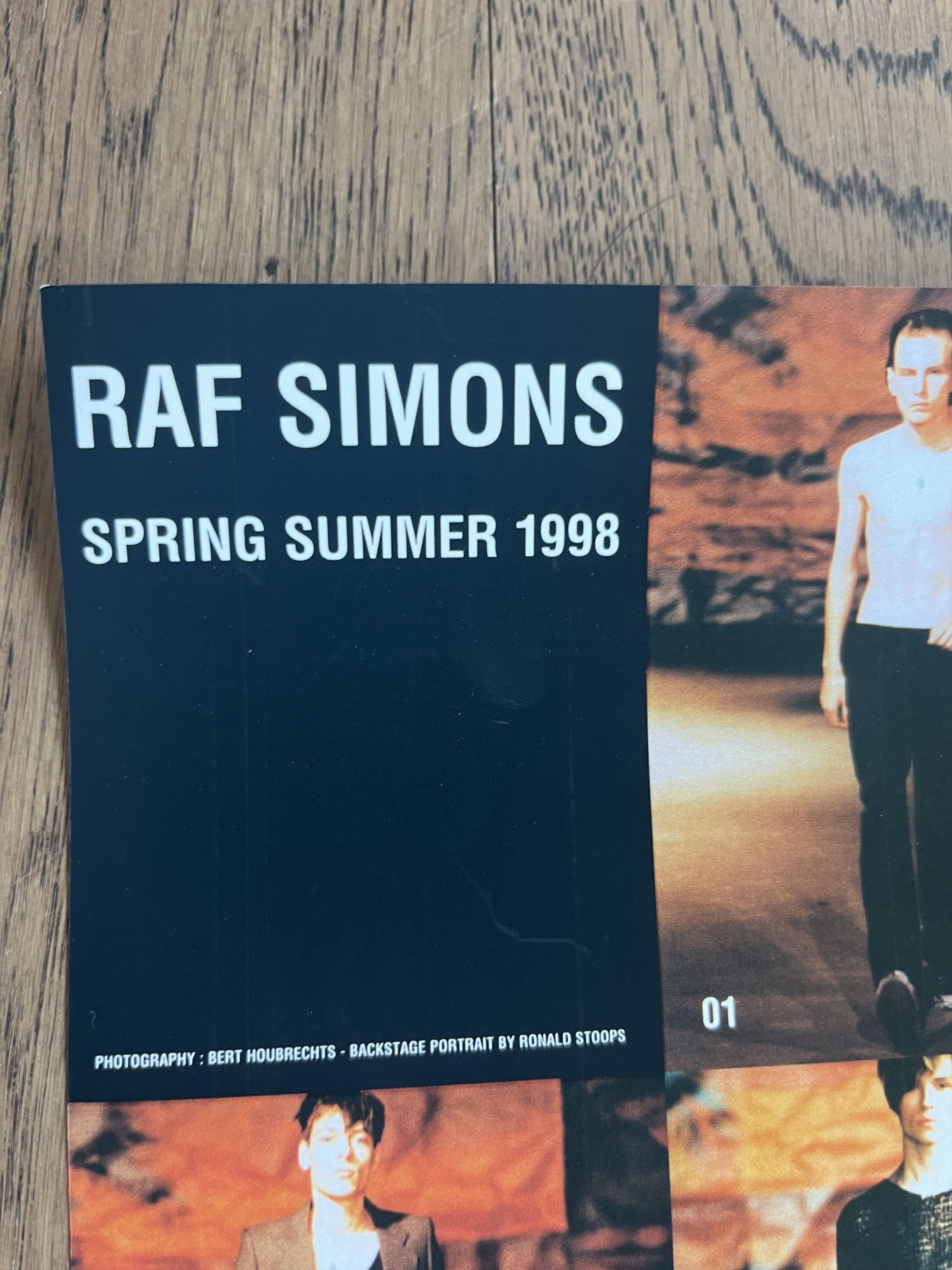 Raf Simons Raf Simons Spring Summer 1998 