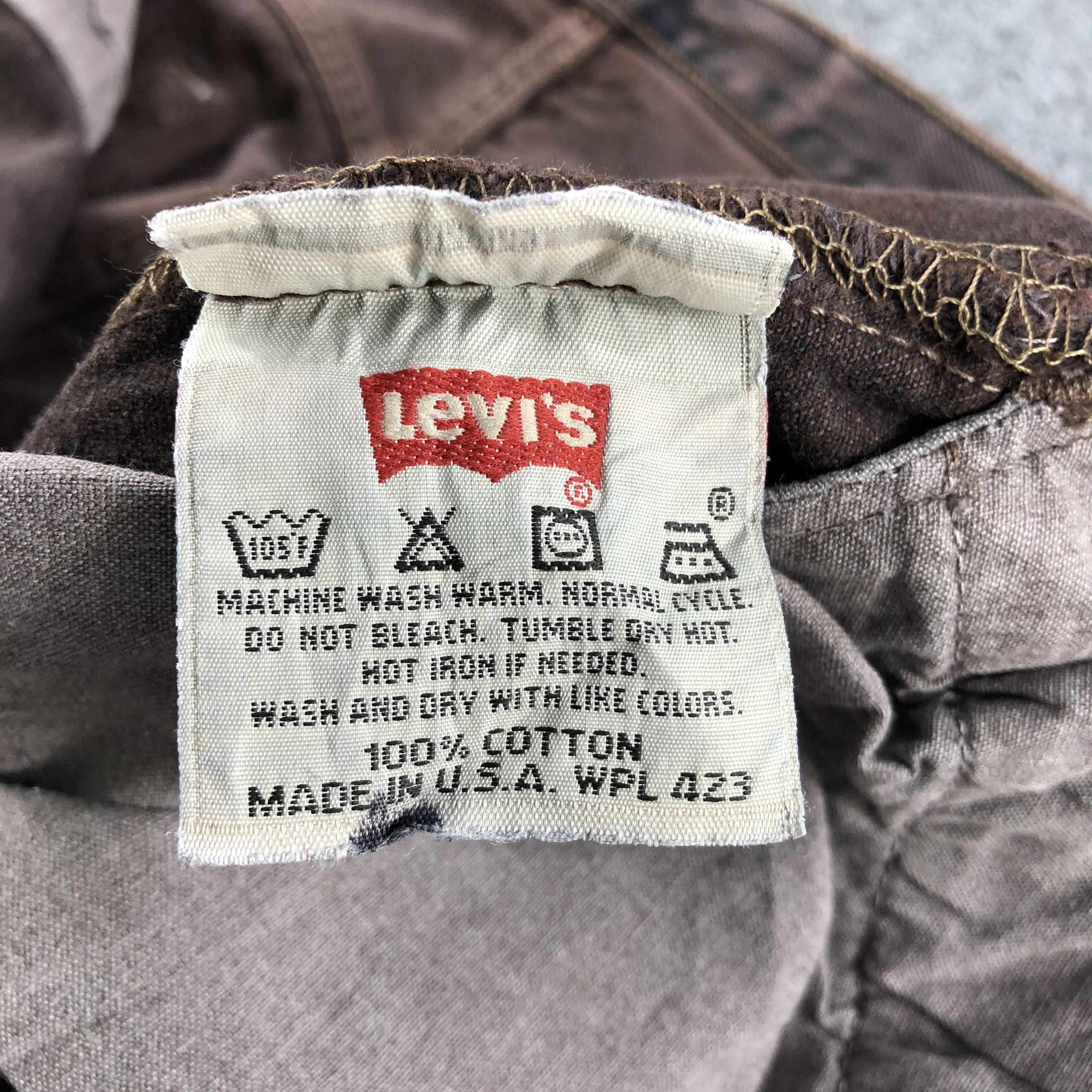 Levi's 90s Vintage Levis 501 Jeans-J1529 Size US 37 - 11 Thumbnail