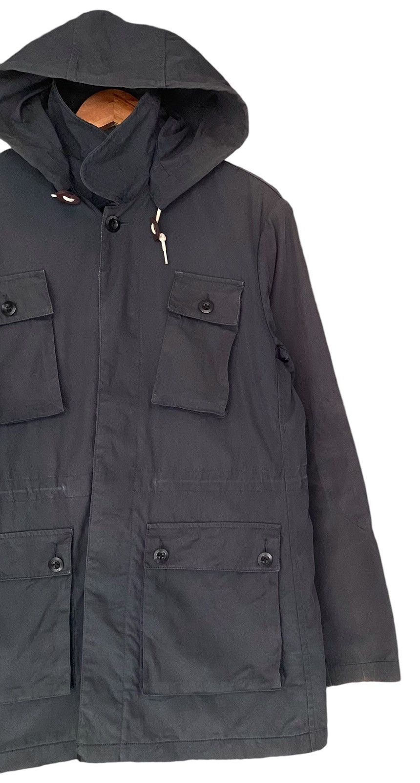 Margaret Howell Vtg🔥MARGARET HOWELL Hoodie Button Jacket (L) Size US L / EU 52-54 / 3 - 2 Thumbnail