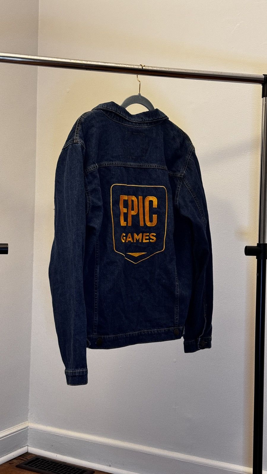 Designer × Other × Video Store Apparel EPIC GAMES STAFF EXCLUSIVE DENIM JACKET Size US L / EU 52-54 / 3 - 1 Thumbnail
