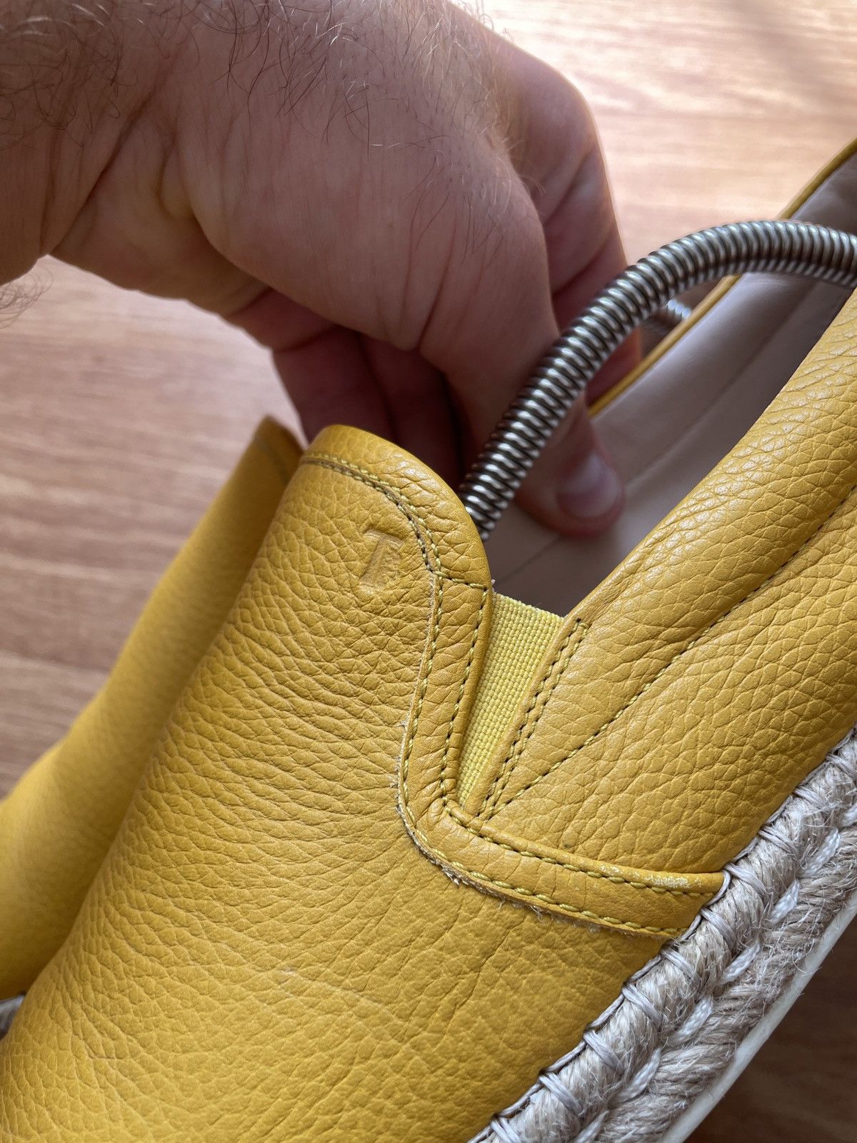 Tod's Tod’s Slip Ons in Yellow, Women’s Leather espadrilles Size US 10 / IT 40 - 7 Thumbnail