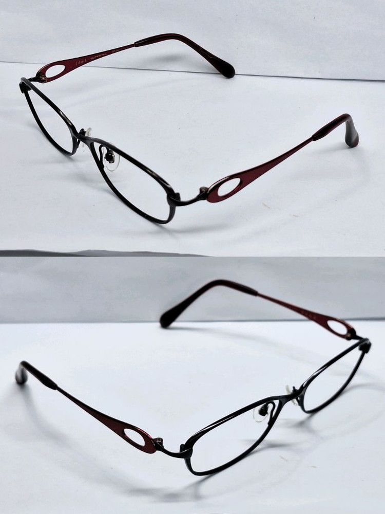 Other SANKO DUN-2105 GUMMETAL Titanium Eyeglasses Frame Oval Size ONE SIZE - 5 Thumbnail