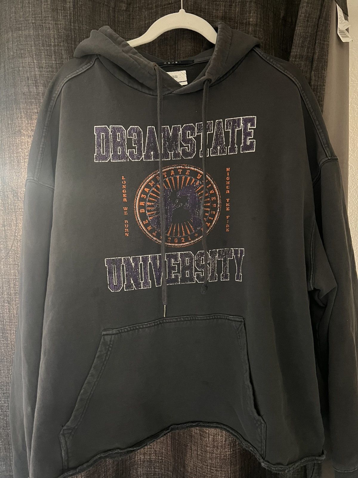 image of Ksubi Dreamstate University Hoodie in Grey, Men's (Size 2XL)