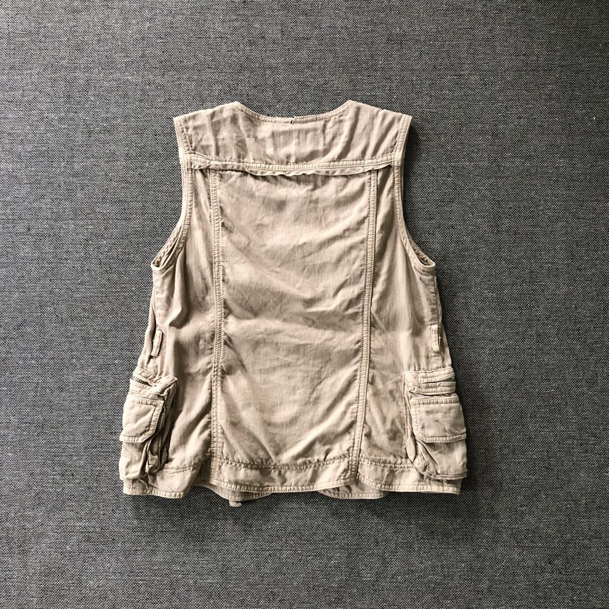 John Galliano GALLIANO Rare Utility Pockets Fishing Vest Size XS / US 0-2 / IT 36-38 - 2 Thumbnail