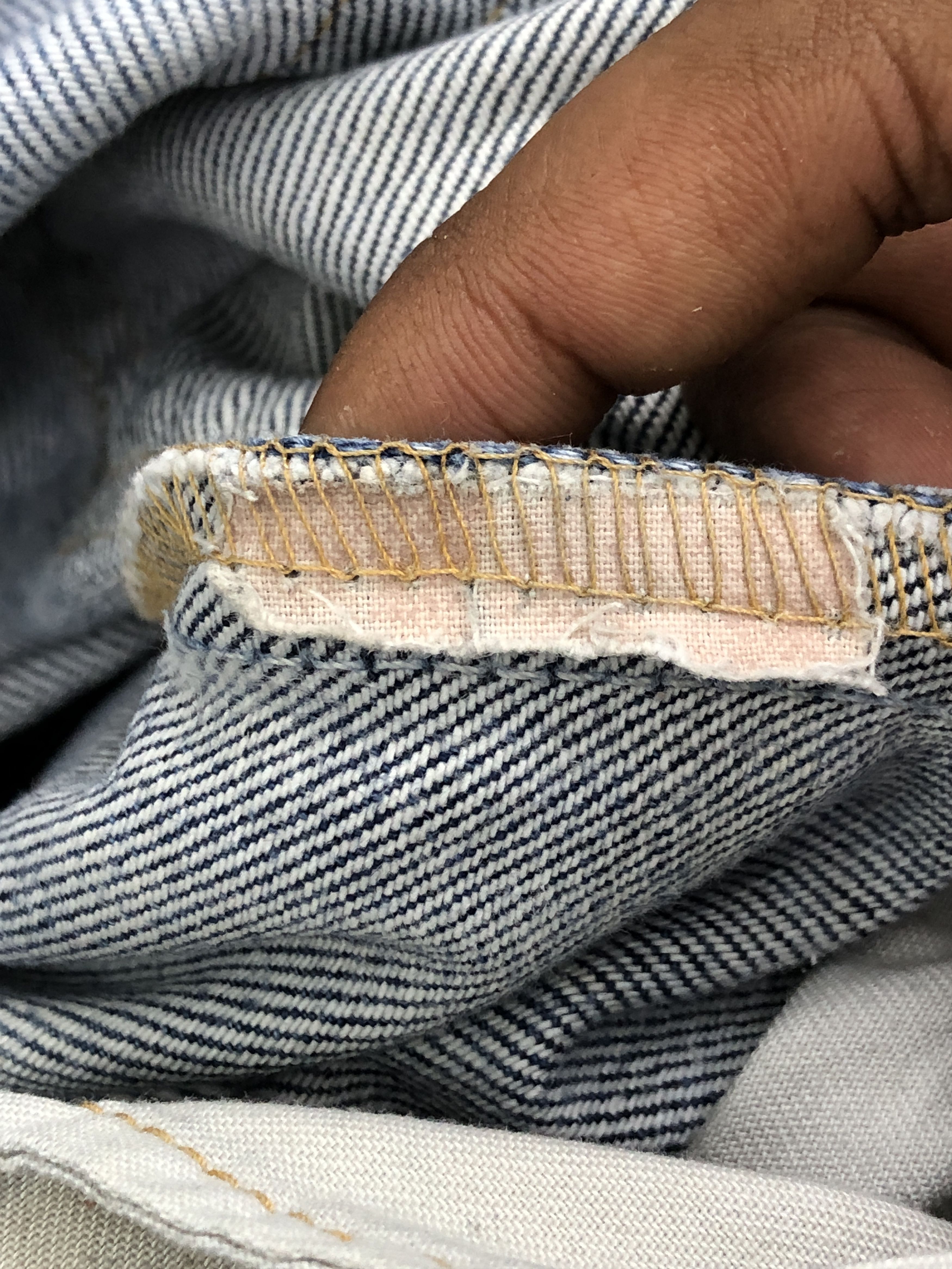 Levi's Vintage Levis 505 Faded Blue Jeans DP2296 Size US 27 - 13 Thumbnail