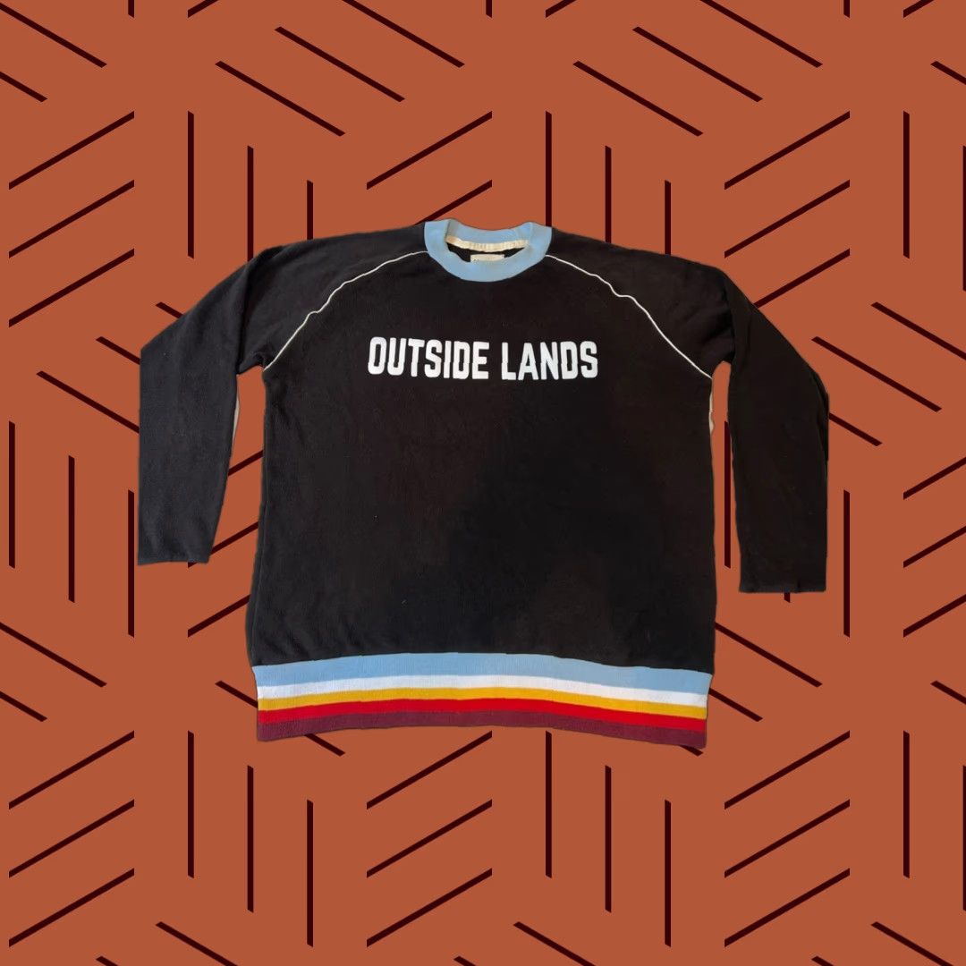 Vintage VINTAGE Camp Collection Sweatshirt Mens S Black Rainbow Cuffs Concert Outside Lands 90s Theme Pullover Logo All Seasons Size US S / EU 44-46 / 1 - 1 Thumbnail