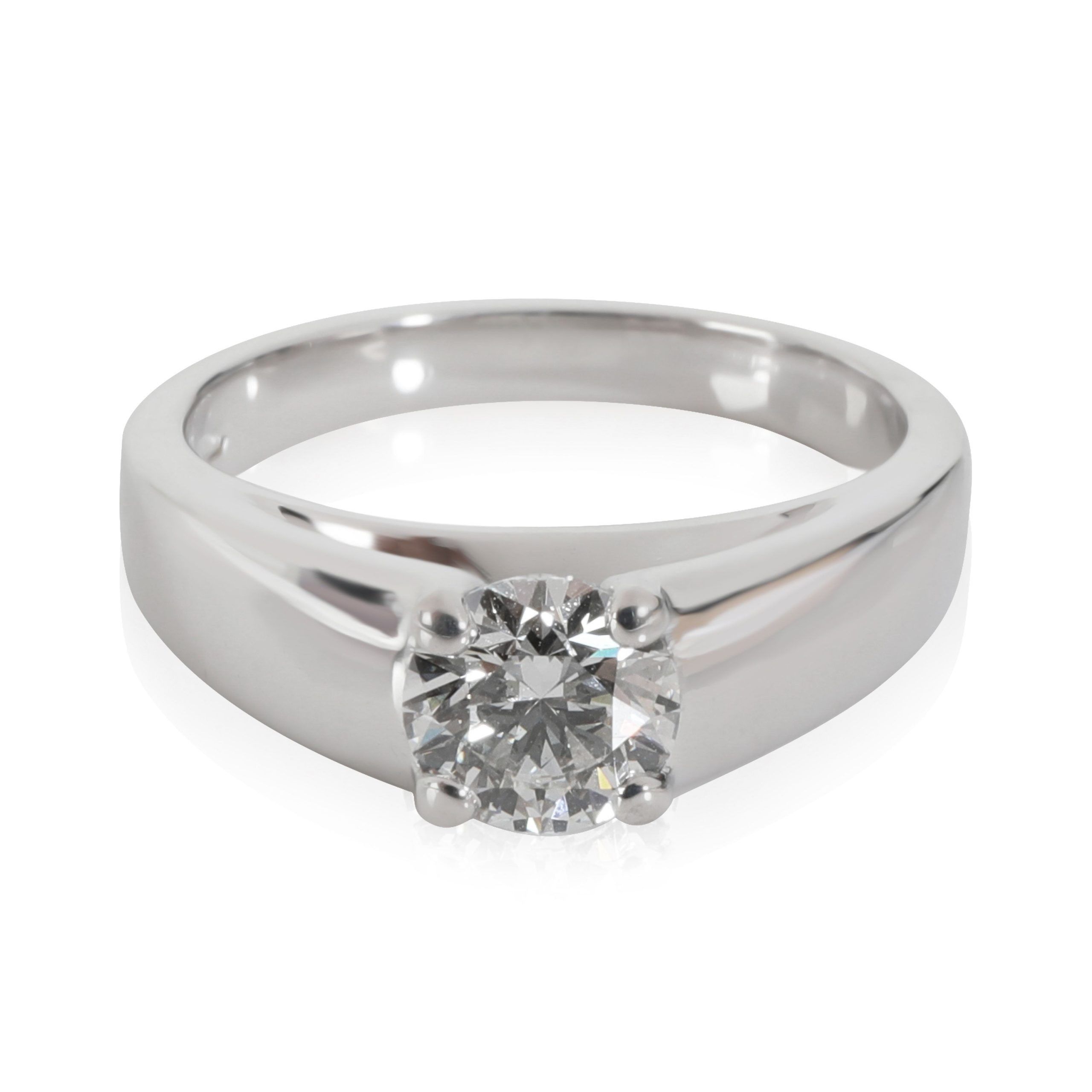 image of Bvlgari Bulgari Marry Me Diamond Engagement Ring In Platinum E Vvs2 0.72 Ctw in Silver, Women's