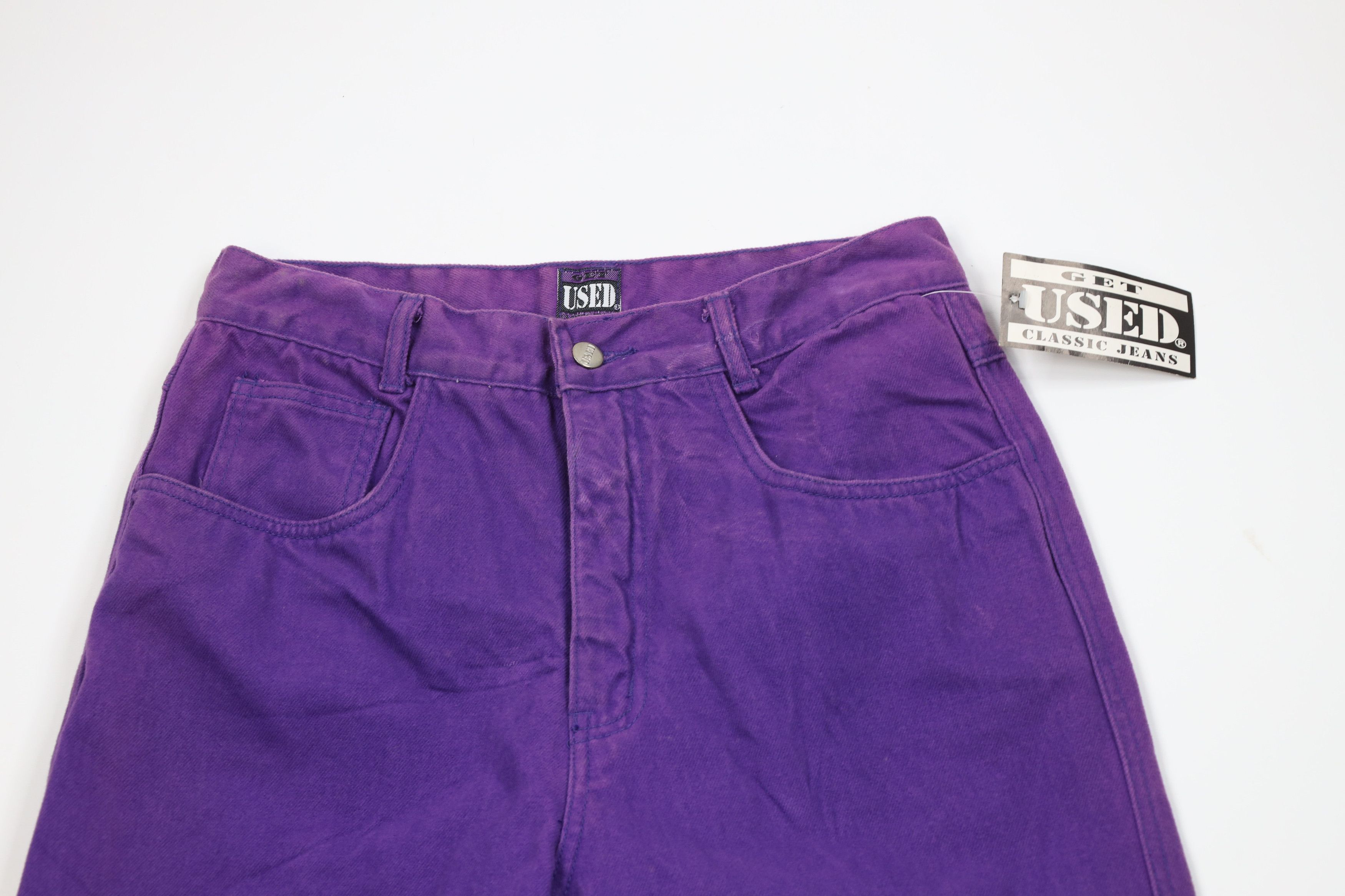 Vintage Deadstock Vintage 90s Streetwear Fit Skateboard Jeans Purple Size US 32 / EU 48 - 2 Thumbnail