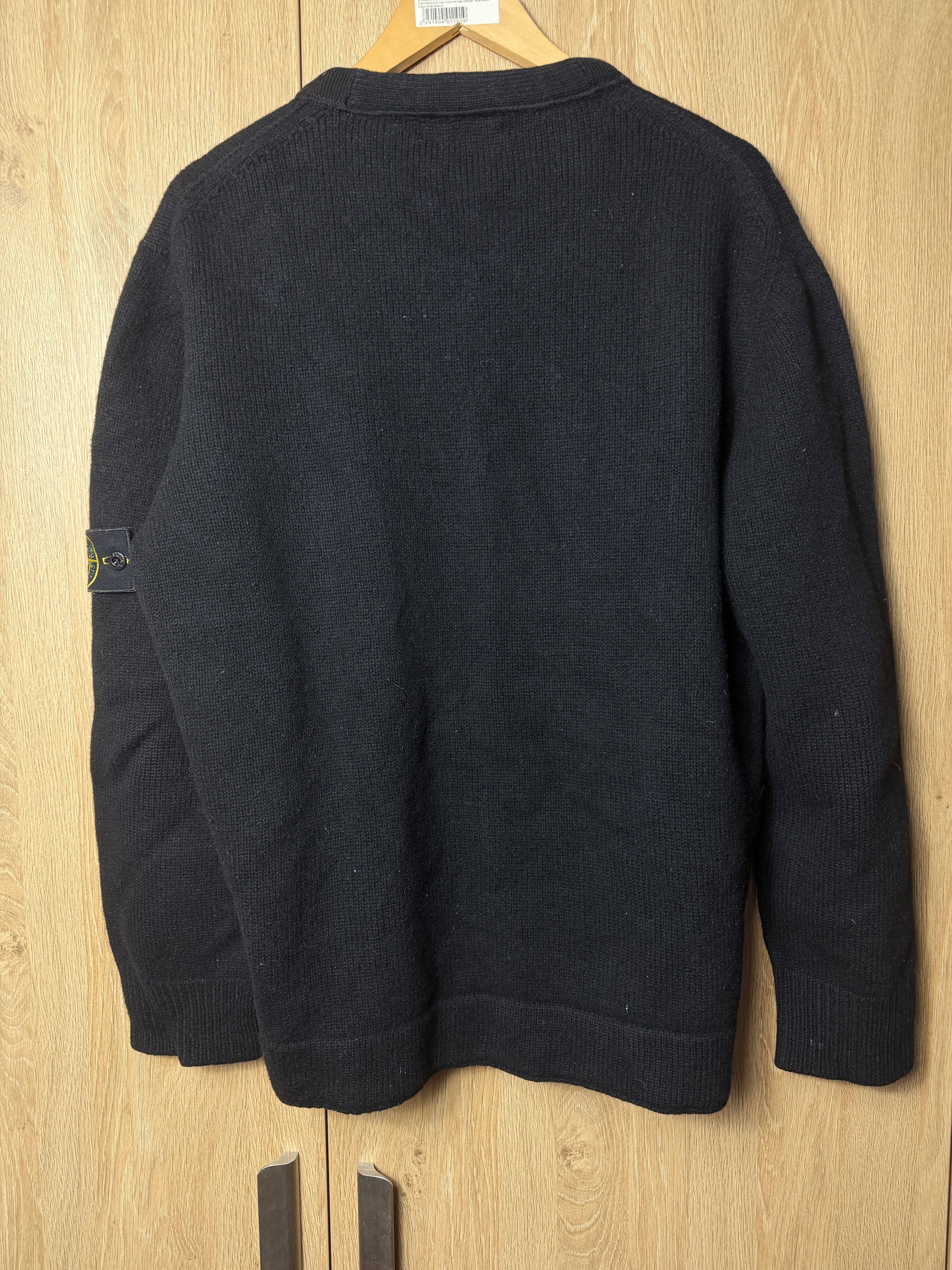 Stone Island Vintgage Stone island knit sweater lana black y2k Size US L / EU 52-54 / 3 - 5 Thumbnail