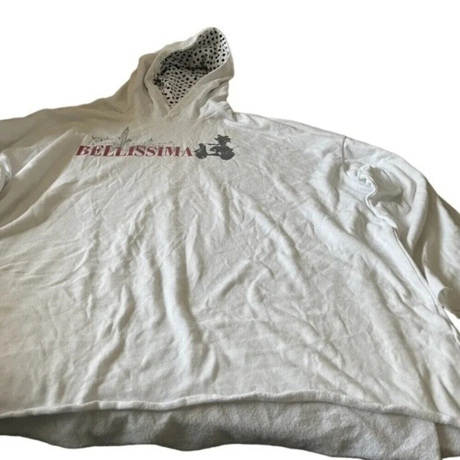Disney Disney hoodie with “Bellissima” across the front, size XXL Size US XXL / EU 58 / 5 - 1 Thumbnail