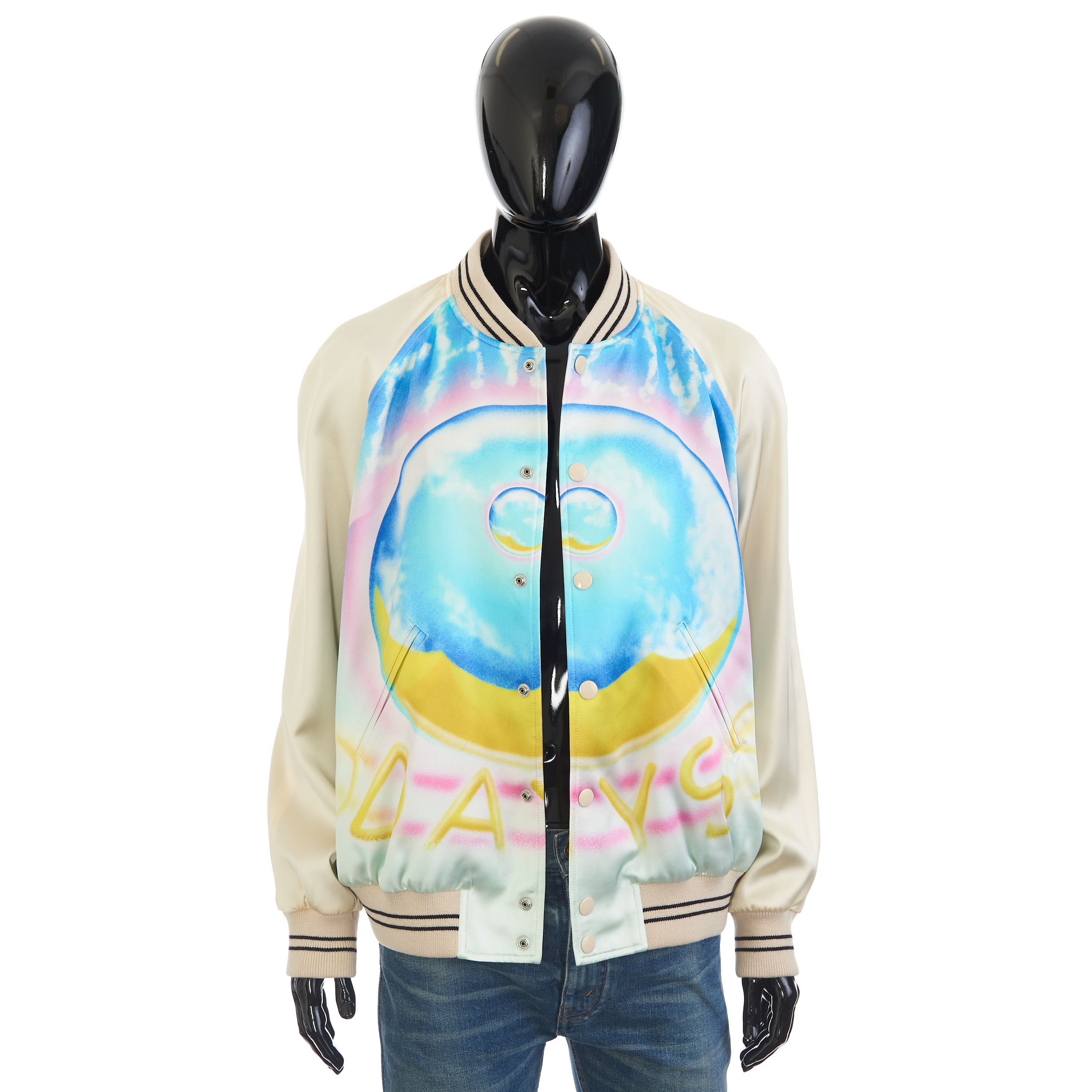 Celine x MARCELO LAVIN “HEAVENLY DAYS” Print Teddy Jacket Size US M / EU 48-50 / 2 - 7 Thumbnail