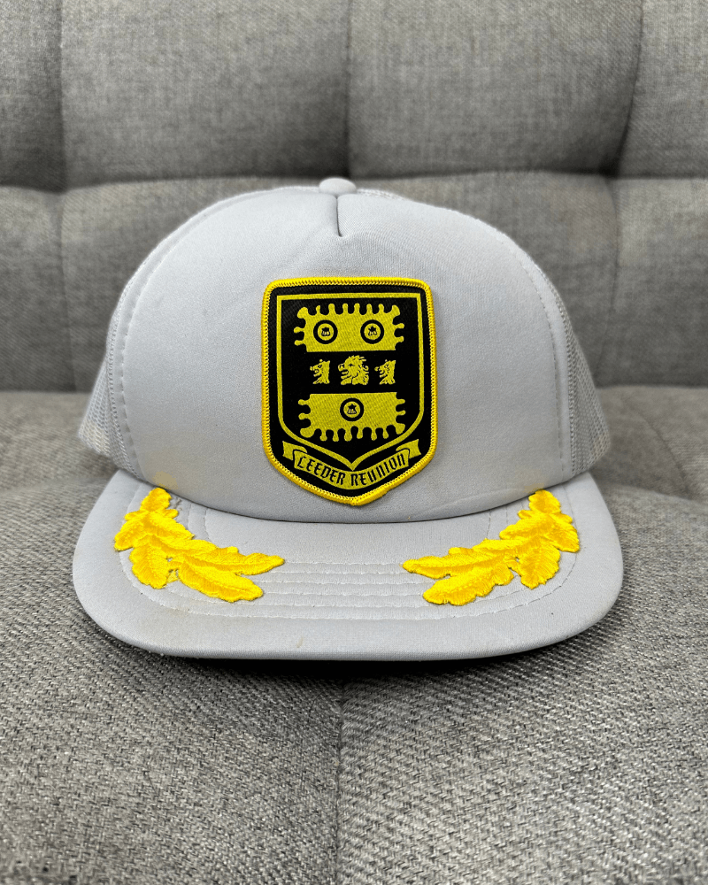 Vintage Vintage Ceeder Reunion Gold Leaf Gray Sam Jung Trucker Hat Size ONE SIZE - 1 Thumbnail