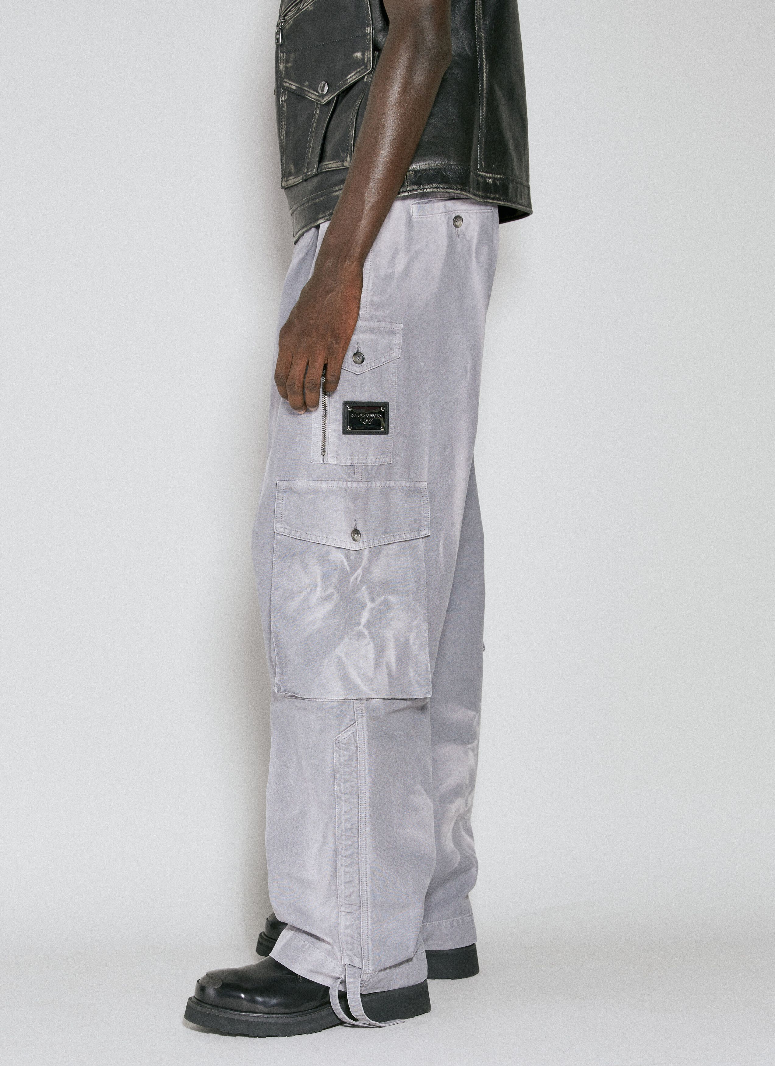 Dolce & Gabbana o1y0125 Cargo Pant in Grey Size US 30 / EU 46 - 3 Thumbnail