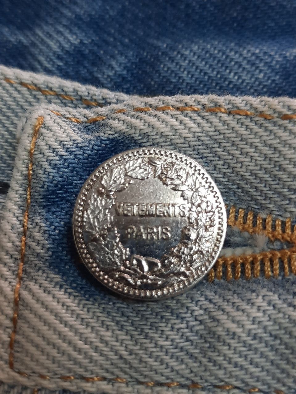 Vetements *New* Tattoo Star Jeans Denim Size US 32 / EU 48 - 8 Thumbnail