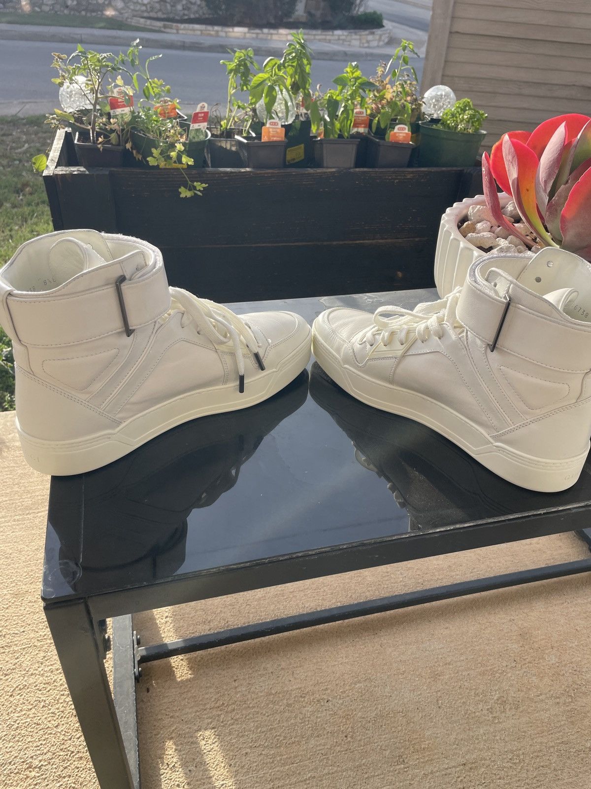 Gucci Miro Soft/Nappa Pantoufle (Bianco Great white) Size US 9.5 / EU 42-43 - 12 Thumbnail