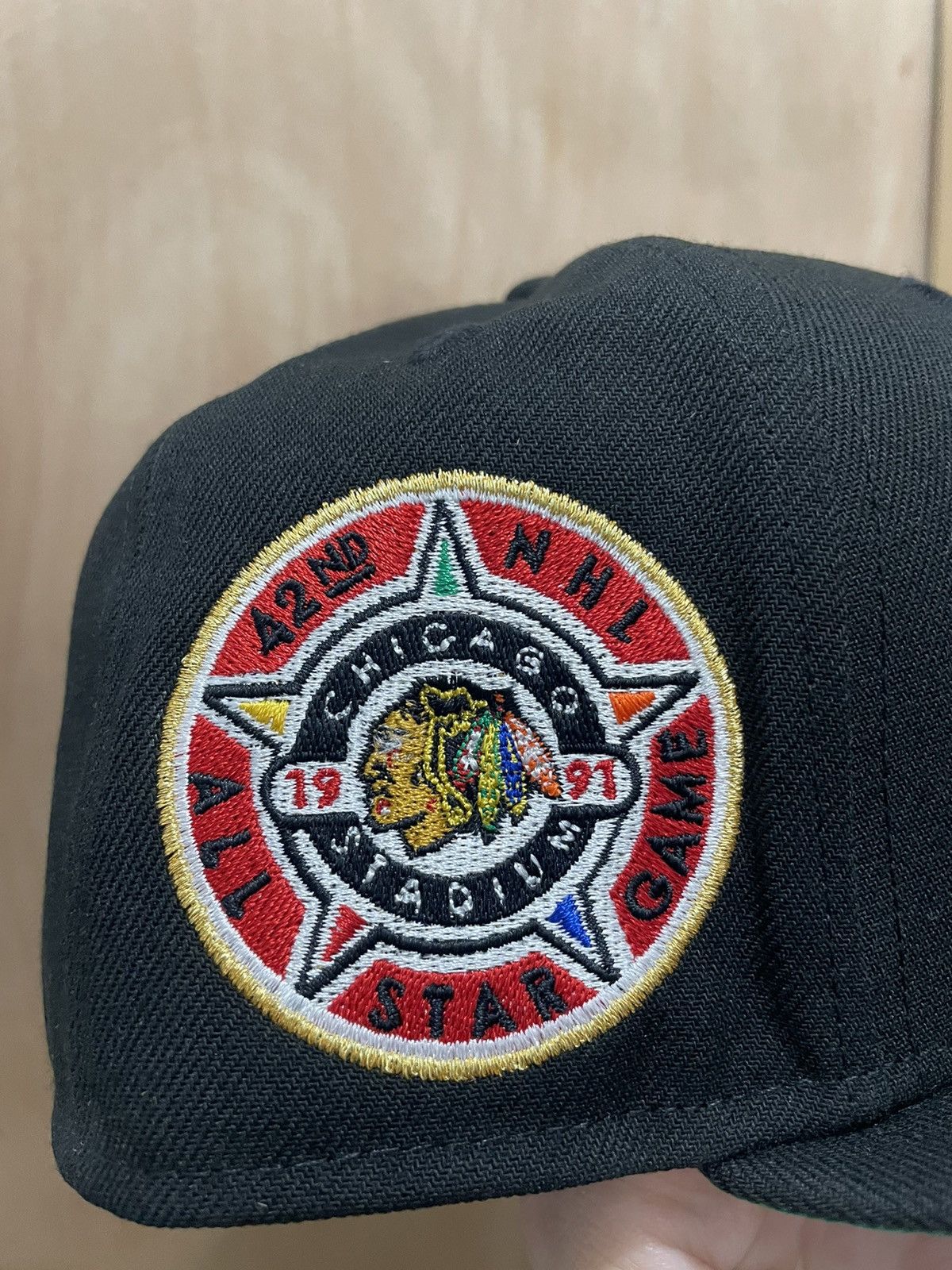 New Era Topperz Chicago Blackhawks 1991 all star game size 7 1/4 Size ONE SIZE - 4 Thumbnail