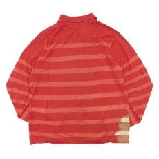 Yohji Yamamoto Yohji Yamamoto Pour Homme Border Knit Cardigan Size US L / EU 52-54 / 3 - 2 Thumbnail