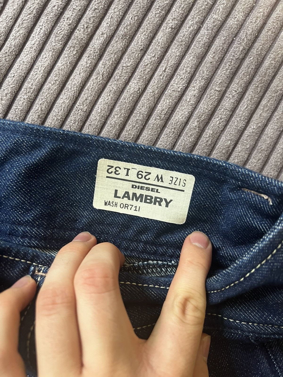 Diesel Vintage 00s Diesel Flared Denim Pants DSWT Avant garde Hype Size US 29 - 9 Thumbnail