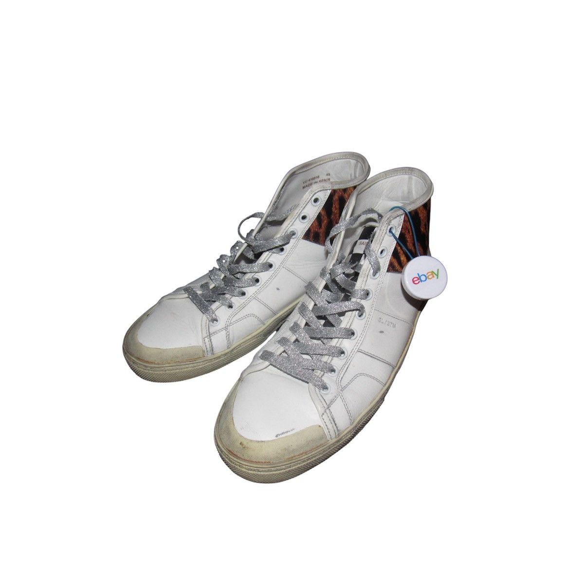 Saint Laurent Paris *RARE* Surf Sound SS16 High top sneakers Size US 10.5 / EU 43-44 - 3 Thumbnail