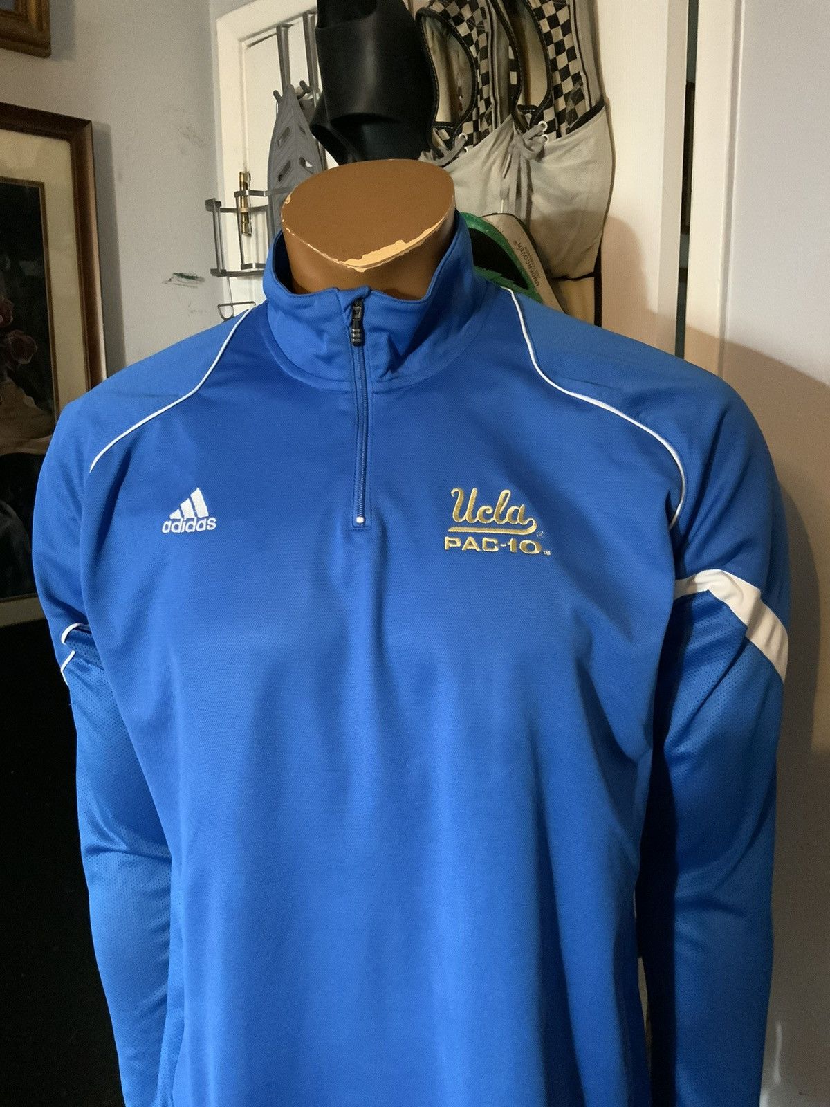 Adidas × NCAA Adidas Team Performance UCLA Bruins PAC-10 1/4 Zip Pullover Size US M / EU 48-50 / 2 - 8 Thumbnail