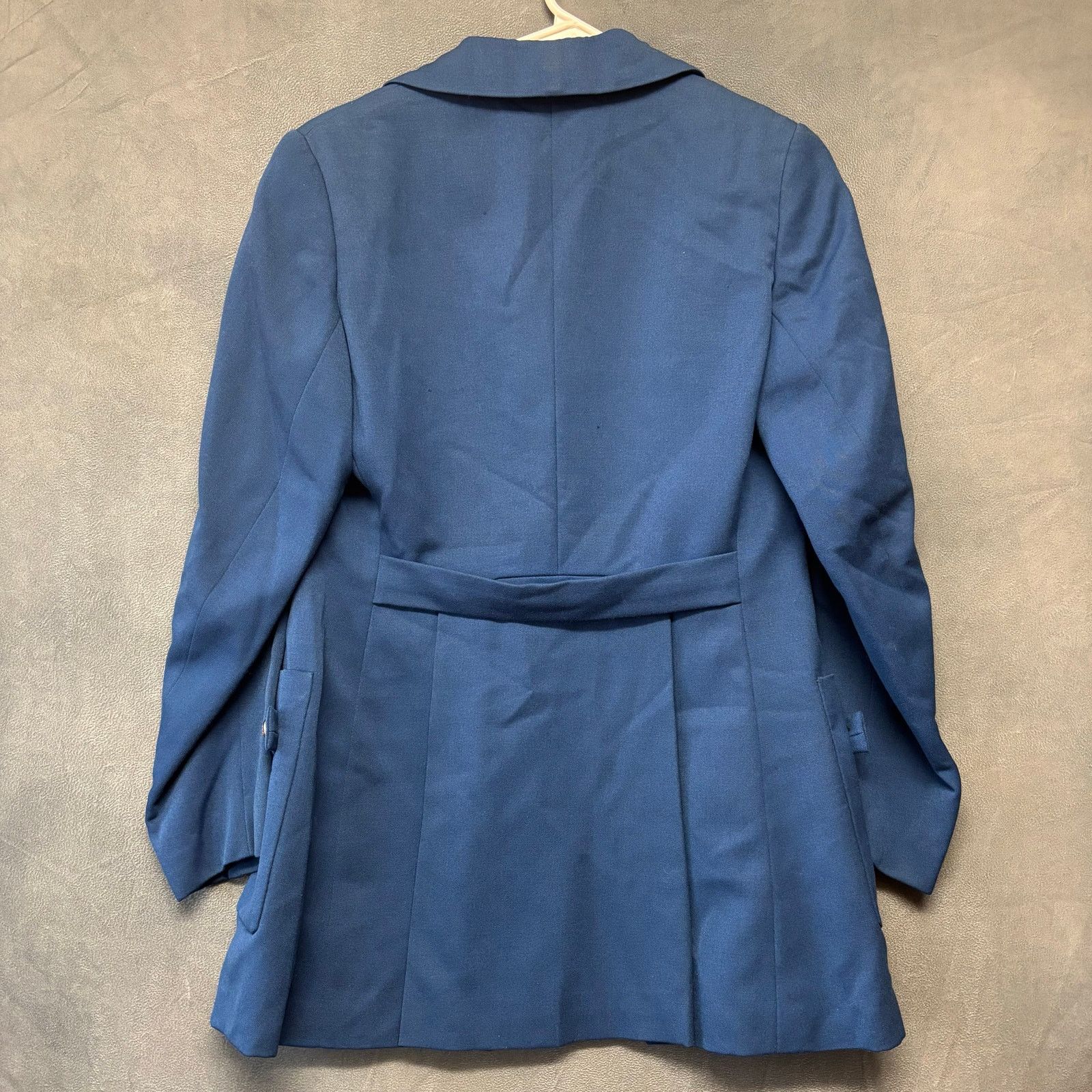 Other Vintage Long Blazer Blue Red 3 Button Long Eclectic Grandpa Size US S / EU 44-46 / 1 - 2 Thumbnail
