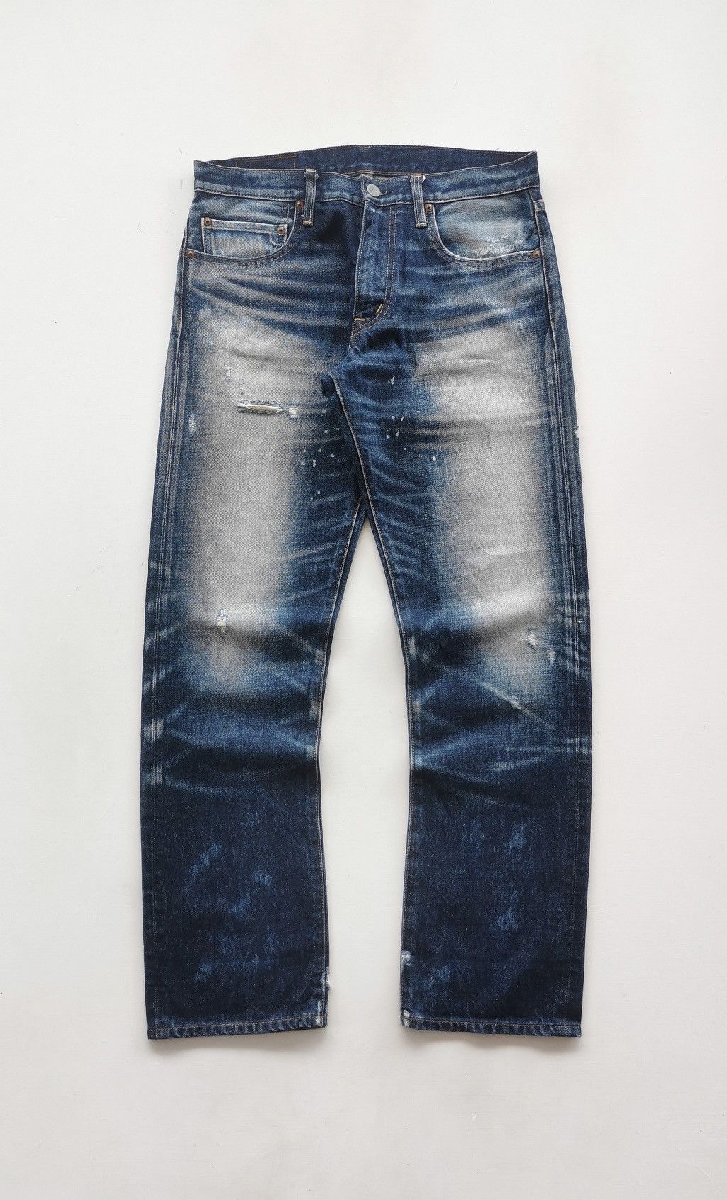 Japanese Brand RNA Inc Japan Stone Faded Denim Jeans Size US 31 - 2 Thumbnail