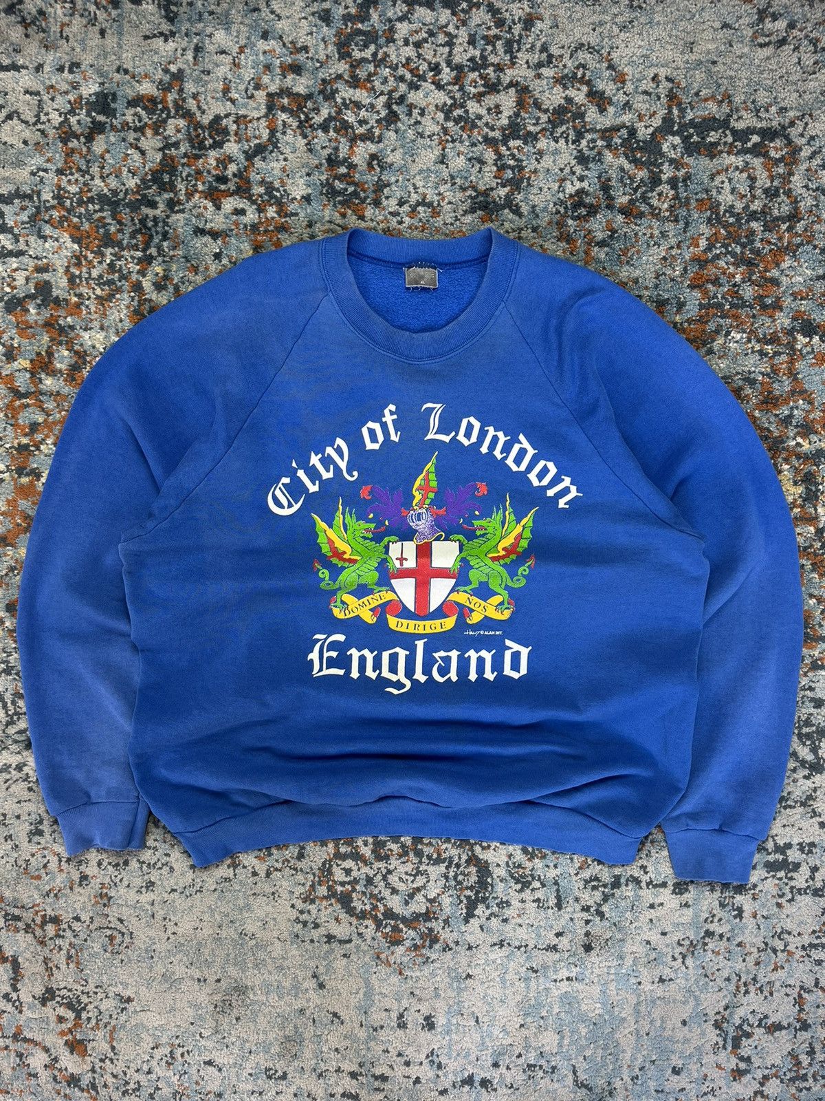 Other × Vintage Vintage 90s City of London England graphic sweatshirt Size US XL / EU 56 / 4 - 1 Thumbnail