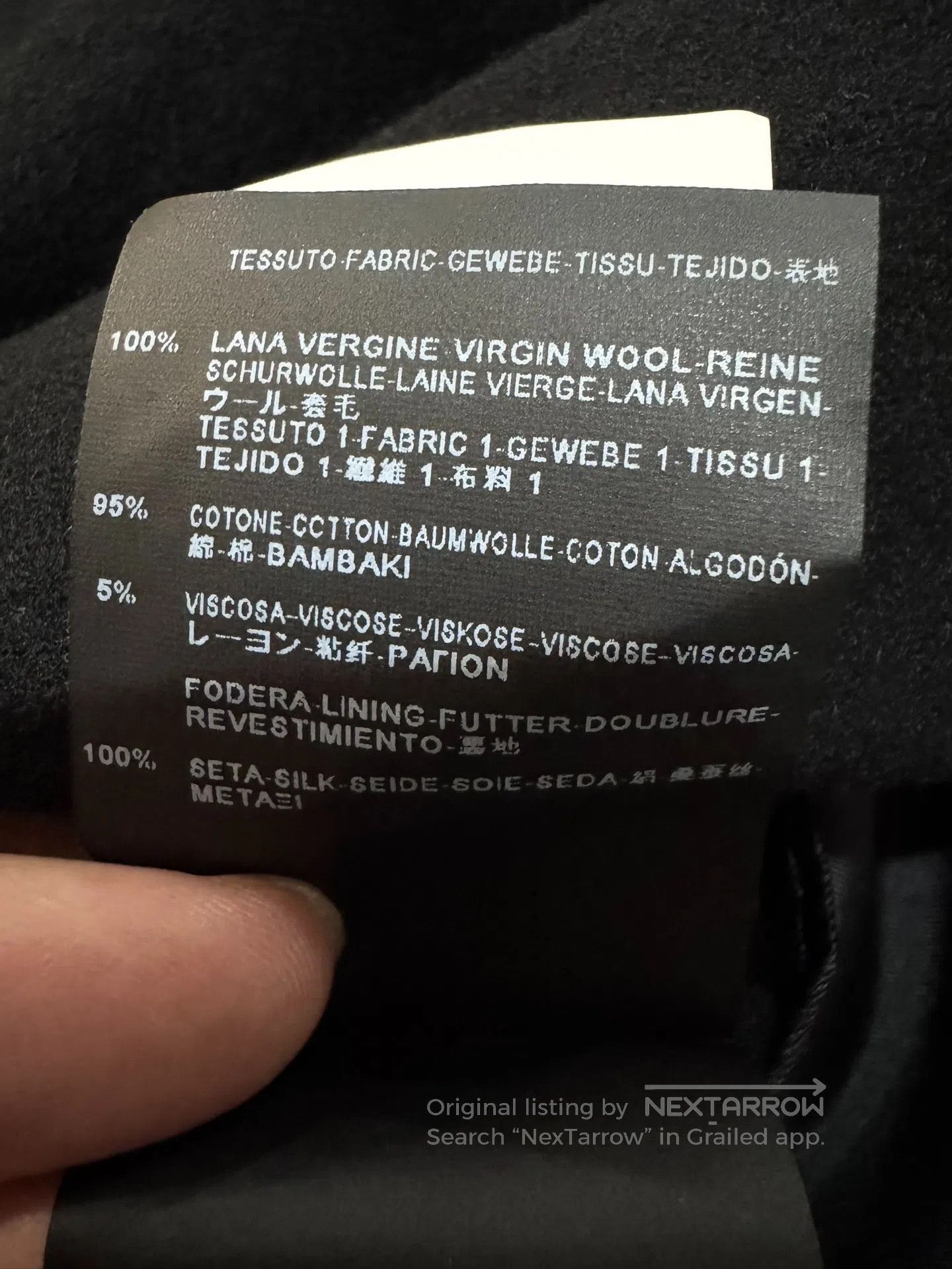 Saint Laurent Paris Saint Laurent Paris Wool and Velvet Blended Suit| Size US M / EU 48-50 / 2 - 5 Thumbnail