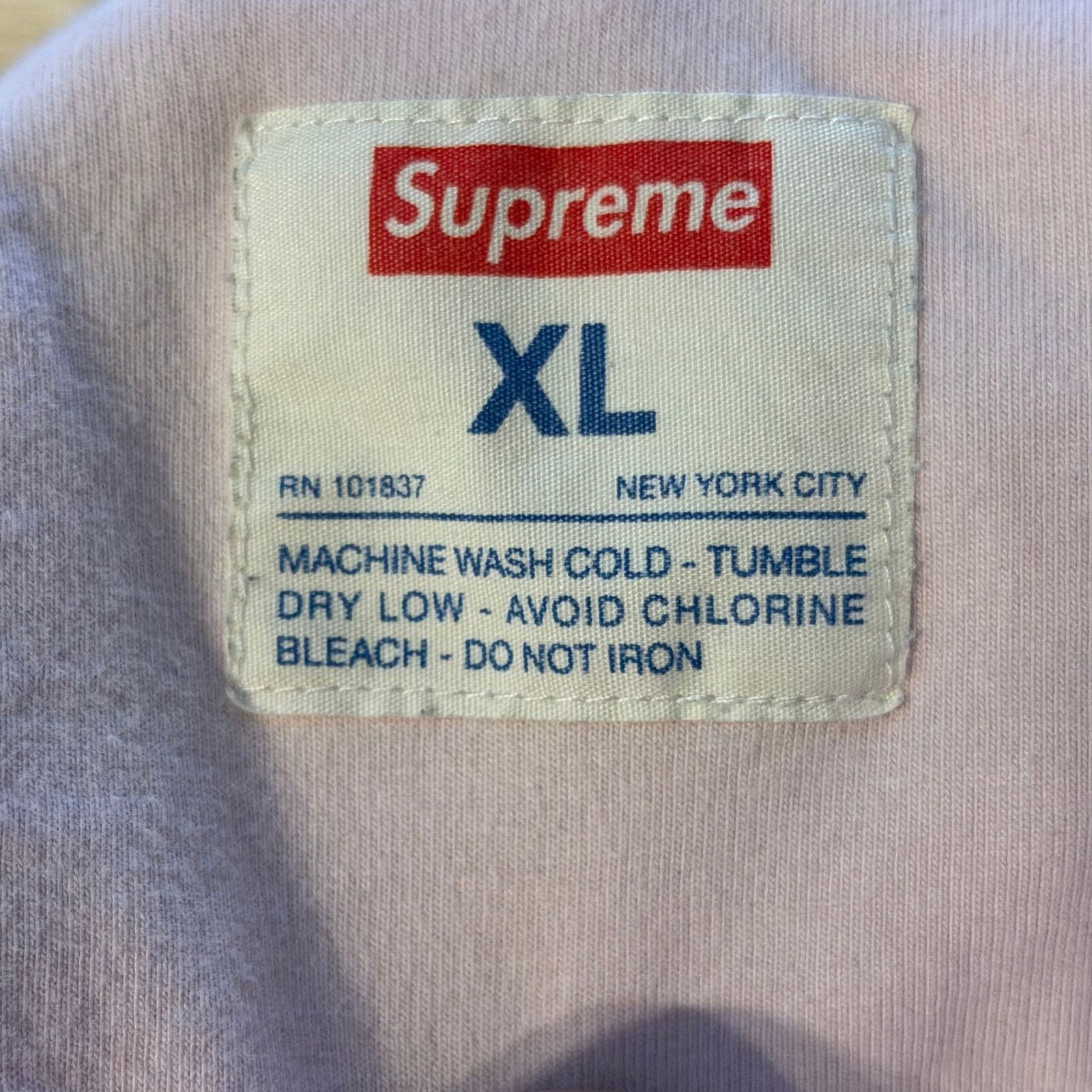 Supreme Supreme 2 Tone Embroidered T-Shirt Size US XL / EU 56 / 4 - 4 Thumbnail