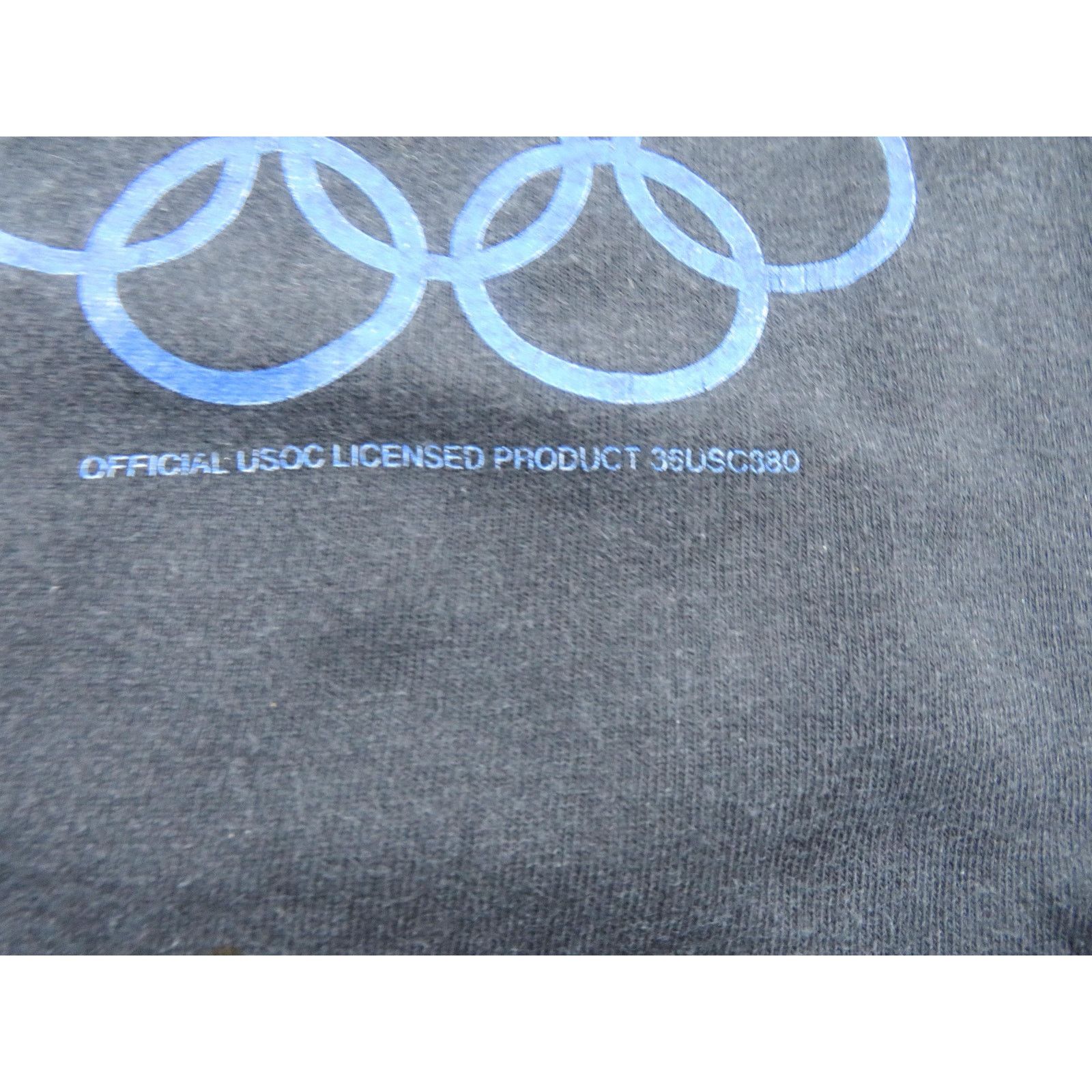 Hanes America's Team 1996 Olympics Black T-Shirt Double Sided Sz L Size US L / EU 52-54 / 3 - 8 Thumbnail
