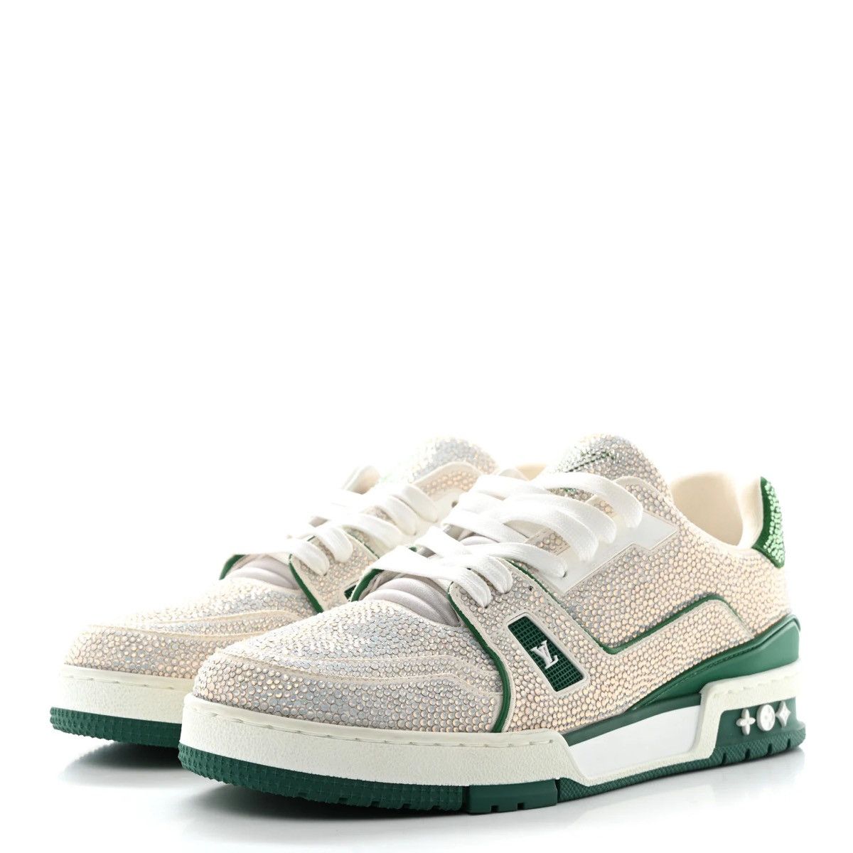 Louis Vuitton Louis Vuitton Crystal Trainer Sneaker Size US 10 / EU 43 - 19 Thumbnail