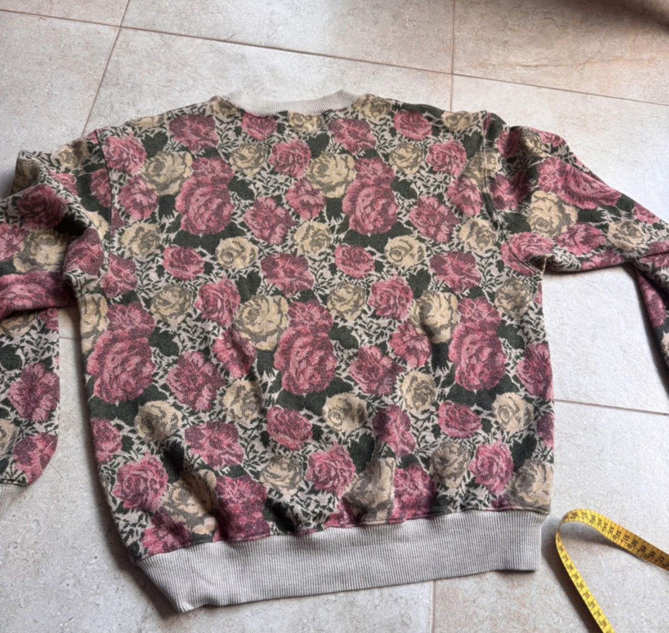 Kapital Kapital gobelin rose jacquard floral crewneck size M Size US M / EU 48-50 / 2 - 2 Thumbnail