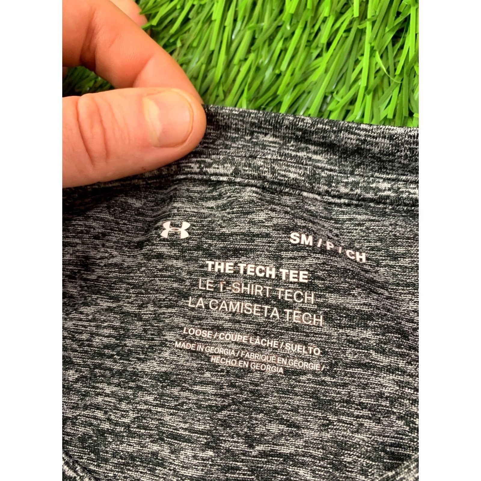Under Armour Under Armour Tech Tee Men T-Shirt Jersey S Gray Short Sleeve Classic Fit © Size US S / EU 44-46 / 1 - 5 Thumbnail