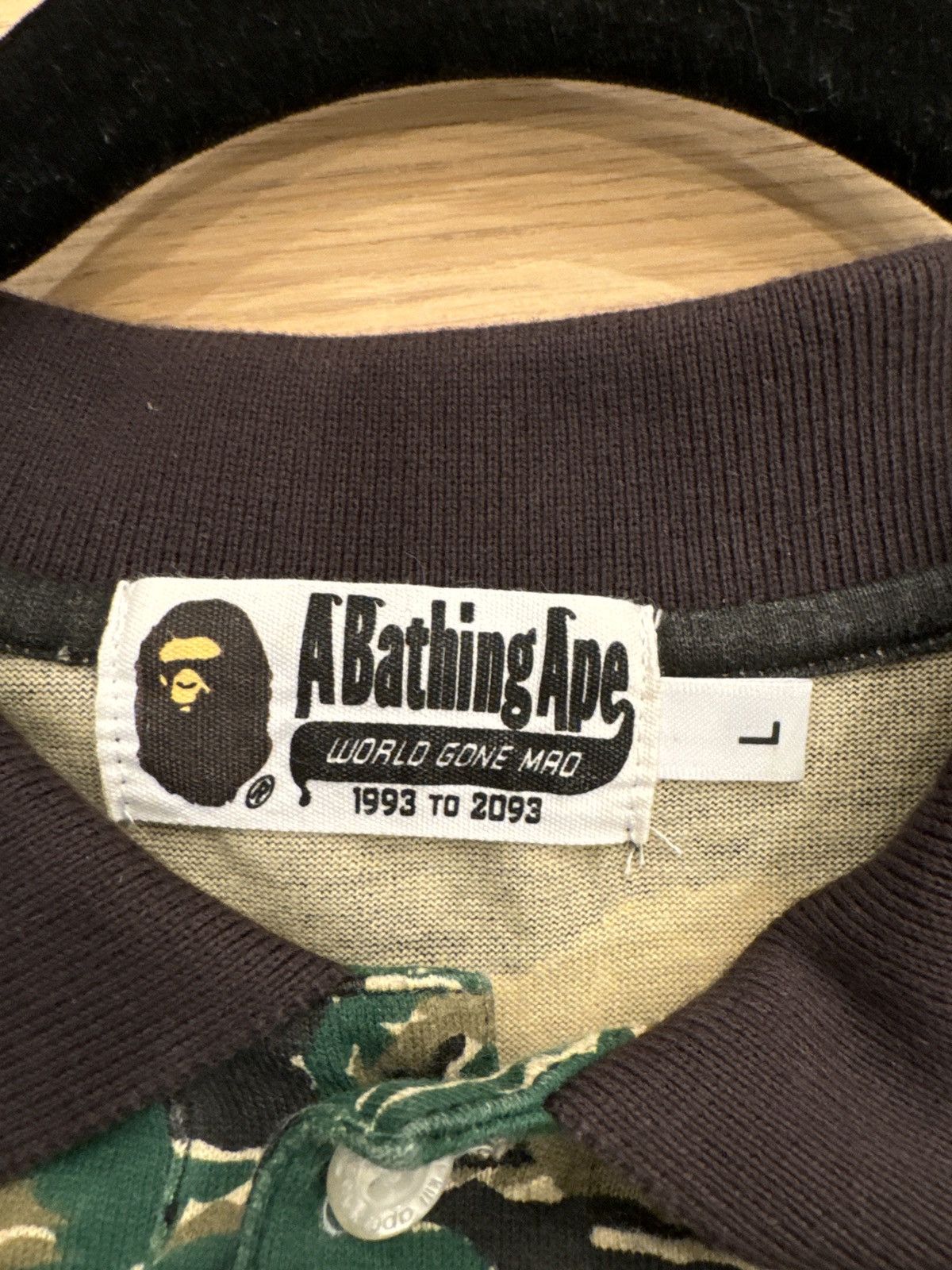 Bape Tiger Camo Shark Polo Size US L / EU 52-54 / 3 - 4 Thumbnail