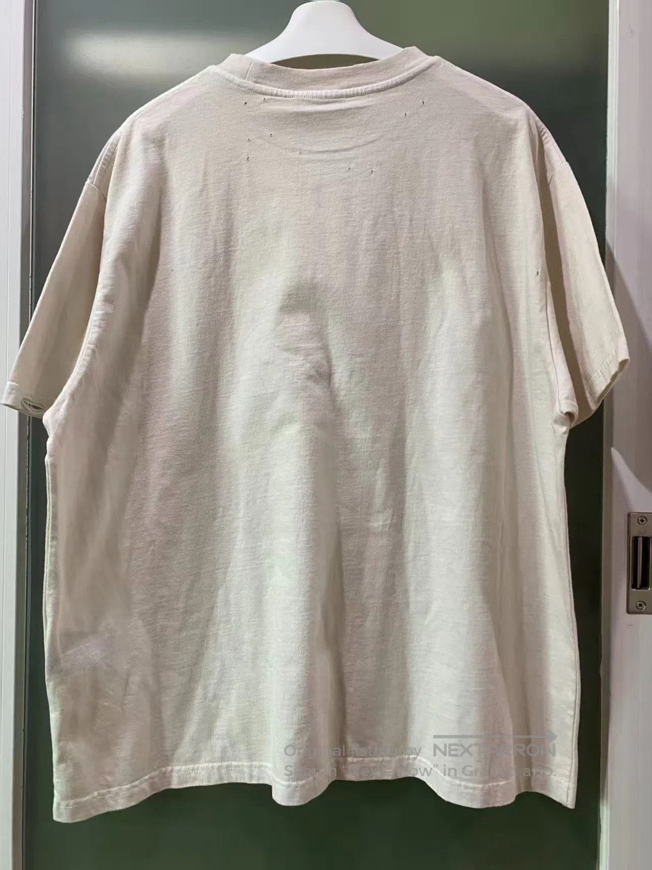 WE11DONE we11done Washed Distressed Letter Tee. Size US M / EU 48-50 / 2 - 2 Thumbnail