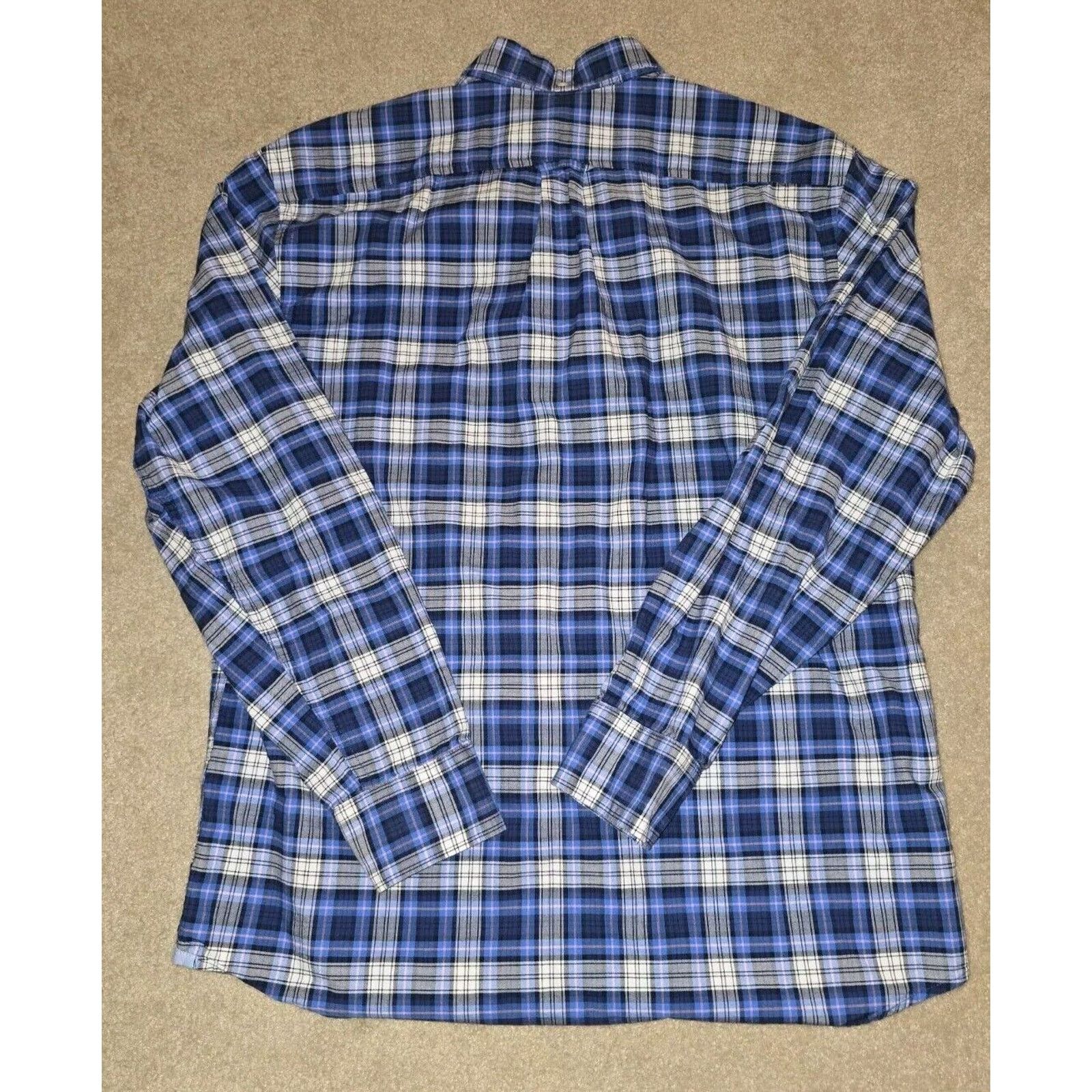 Izod IZOD Saltwater Long Sleeve Button Down Shirt Mens Size M Size US M / EU 48-50 / 2 - 4 Thumbnail