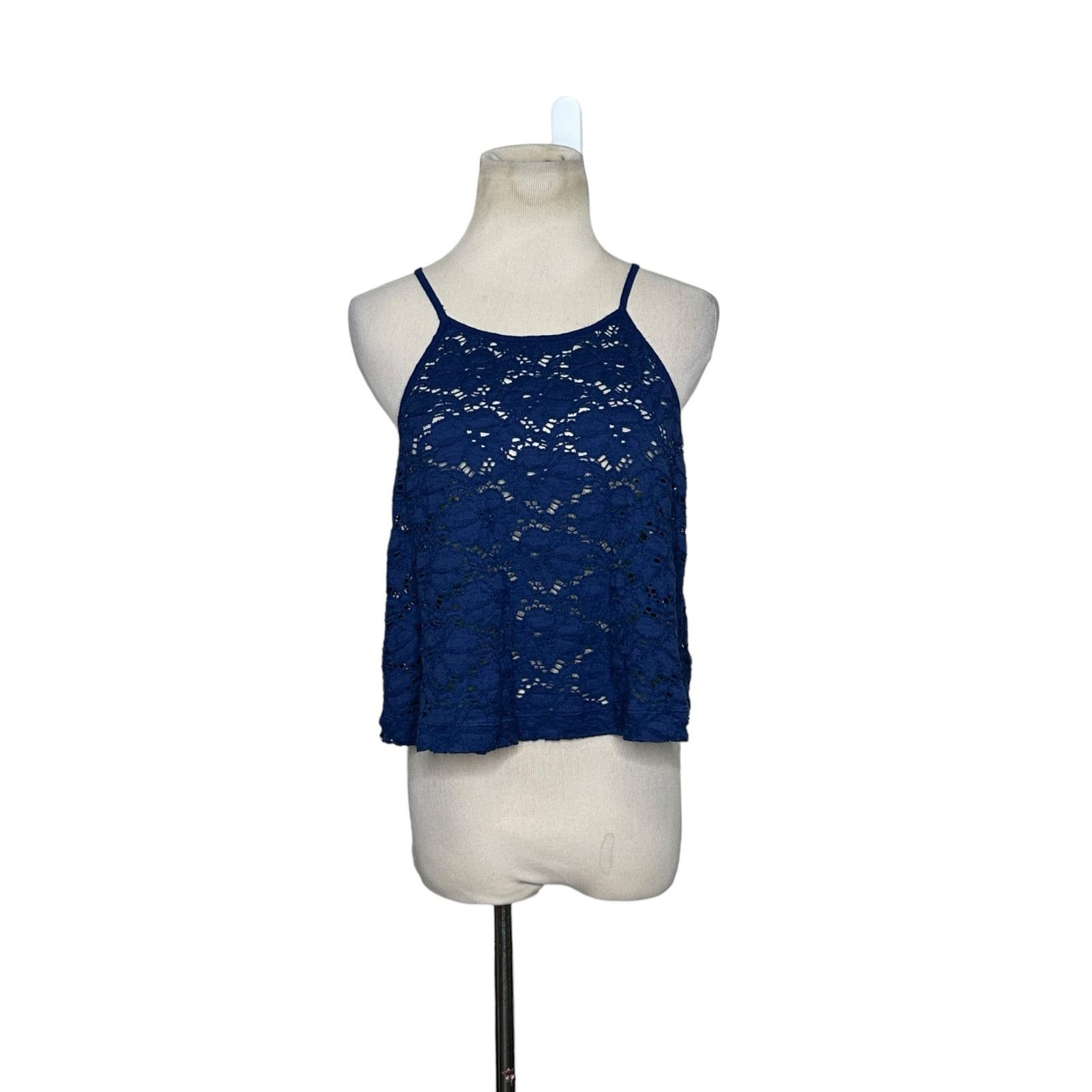 Express Express blue eyelet racer back tank top Cami Size M Size M / US 6-8 / IT 42-44 - 8 Thumbnail
