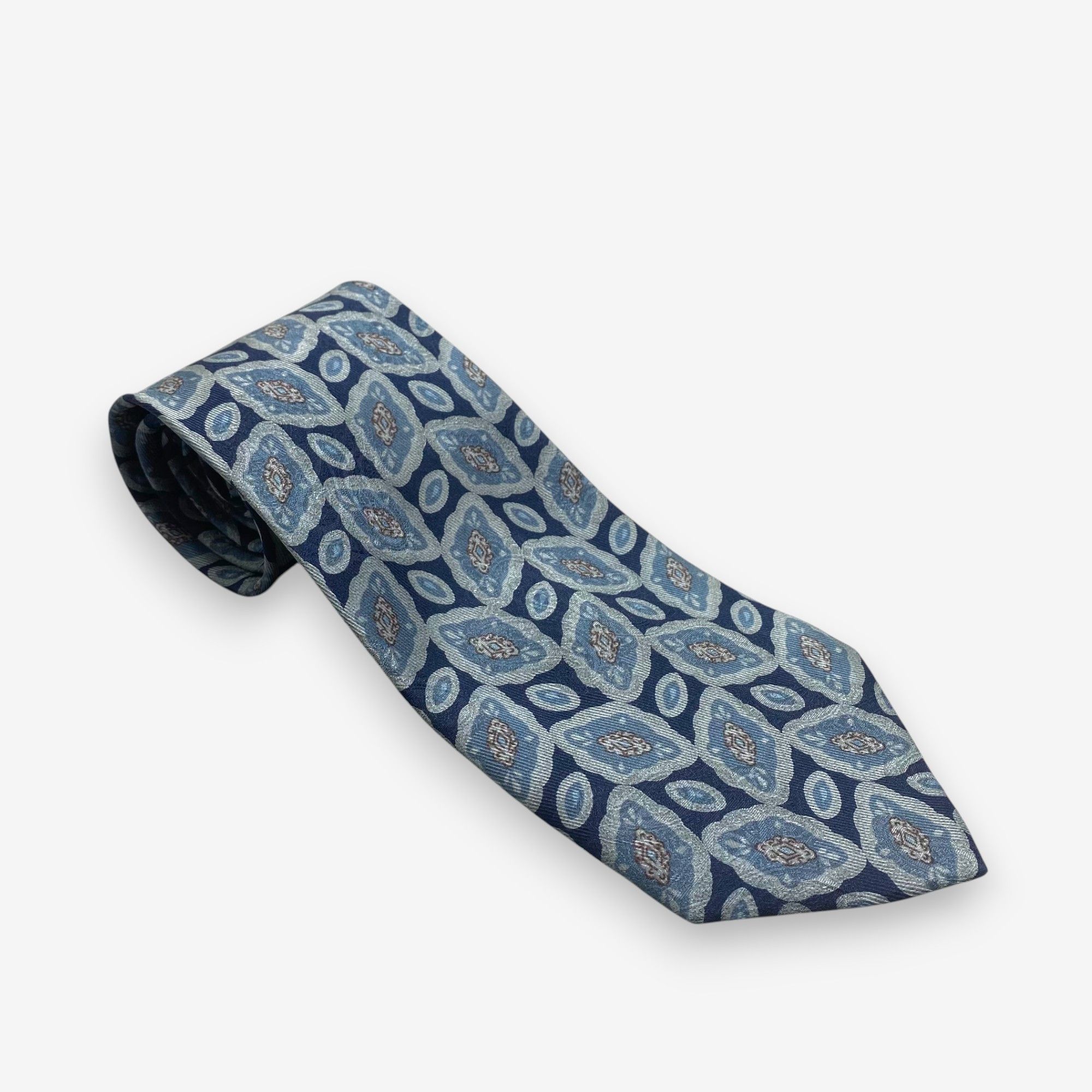 Burberry Vintage Burberry SILK Necktie Cravate Pure Silk Size ONE SIZE - 1 Thumbnail