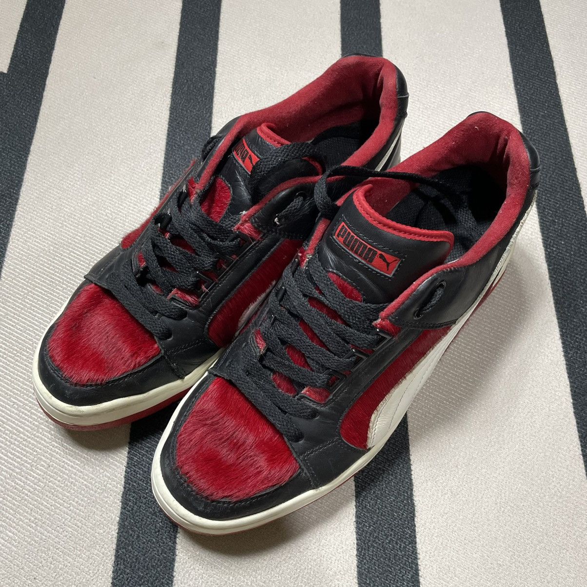 Puma Archive Rare Y2K Puma Slipstream Low Beast Pony Fur Sneakers Size US 8 / EU 41 - 7 Thumbnail