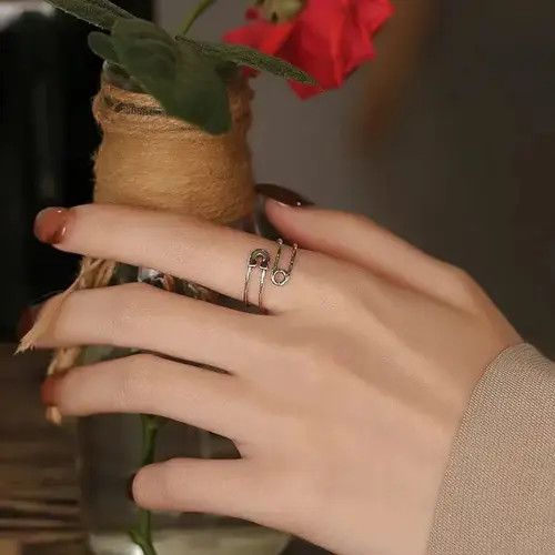 Other Retro Opening Clip Paper Ring Size ONE SIZE - 1 Thumbnail
